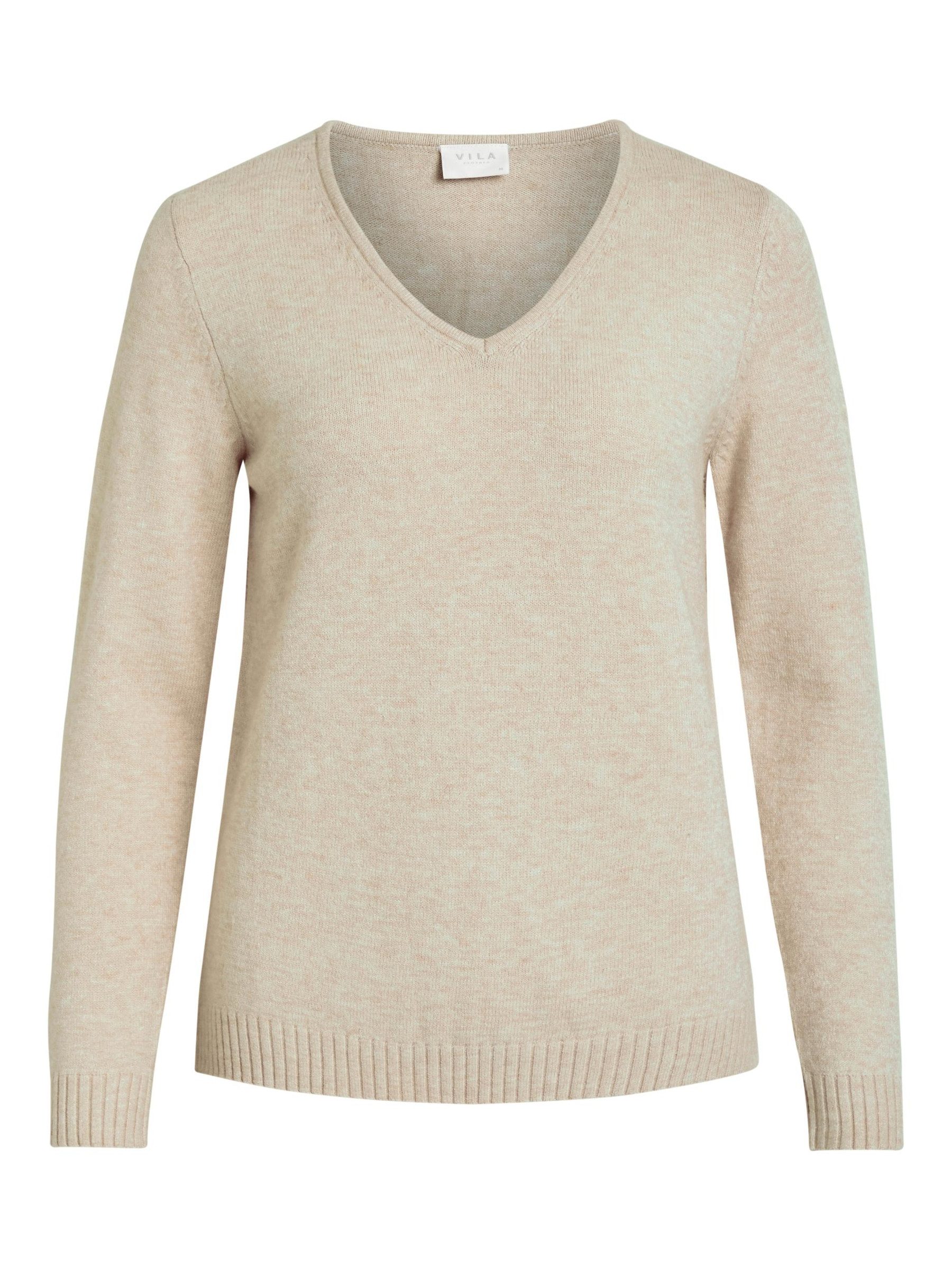 Vila V-Ausschnitt-Pullover VIRIL V-NECK L/S KNIT günstig online kaufen