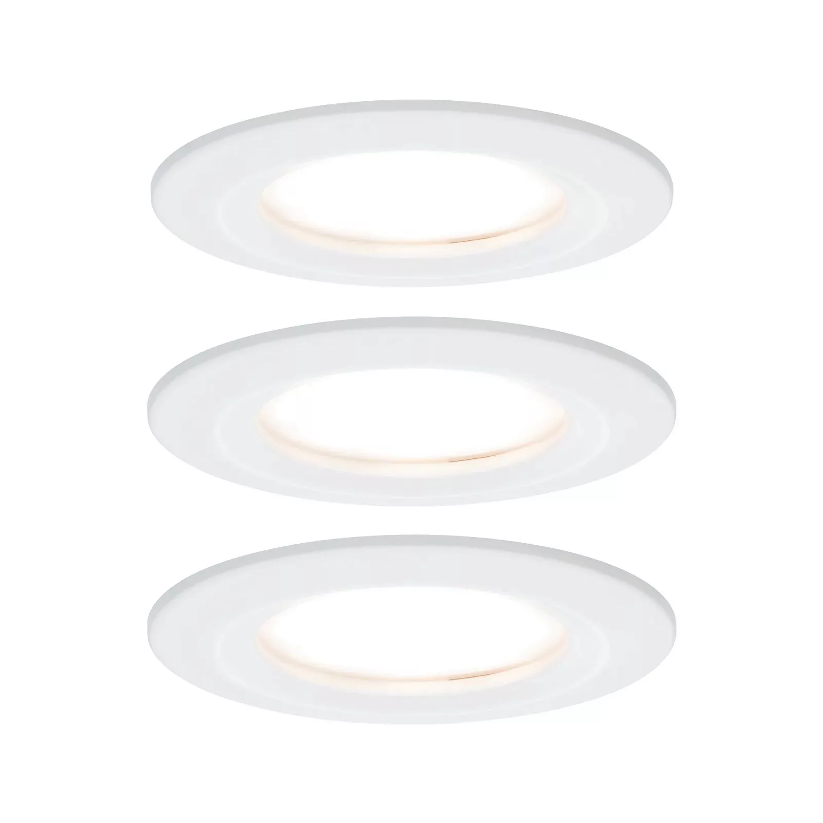 Paulmann 3er-Set LED-Spot Slim Coin, dimmbar, Alu günstig online kaufen