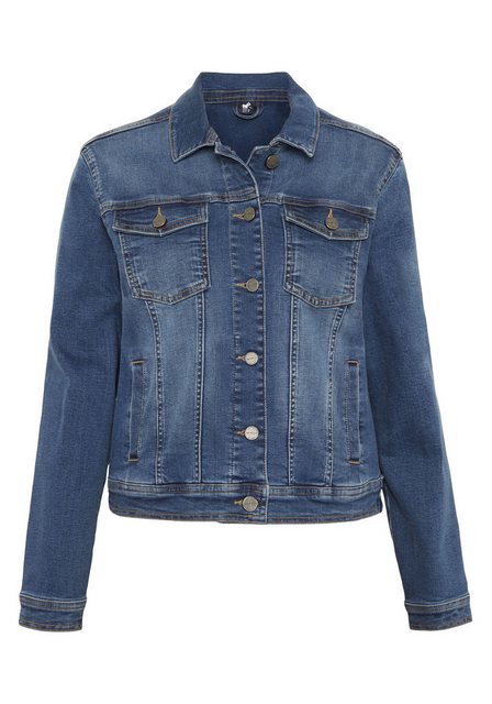 Polo Sylt Jeansjacke im Denim-Design mit Waschung günstig online kaufen