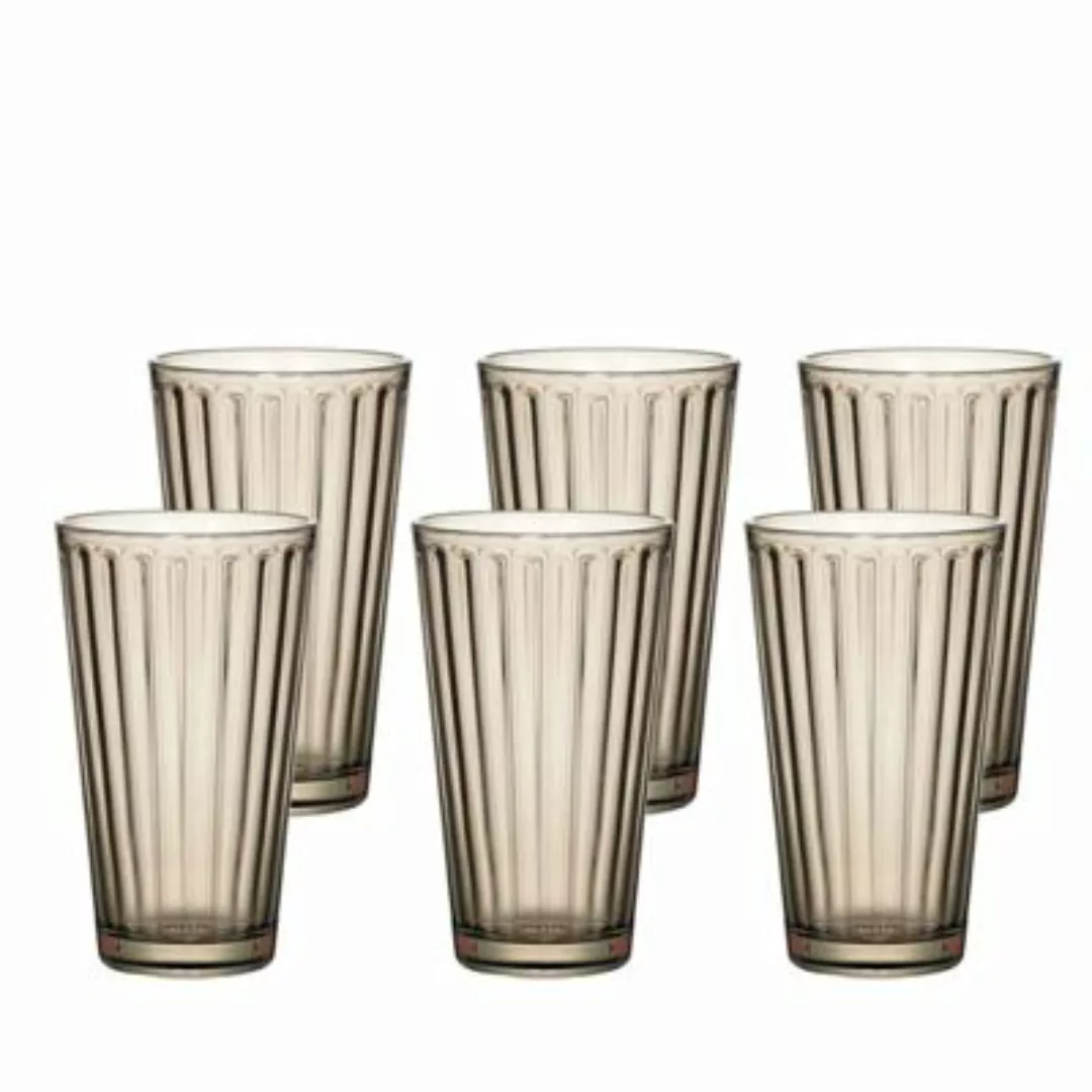 Ritzenhoff & Breker LAWE Trinkglas 6er Set Grau Trinkgläser grau günstig online kaufen