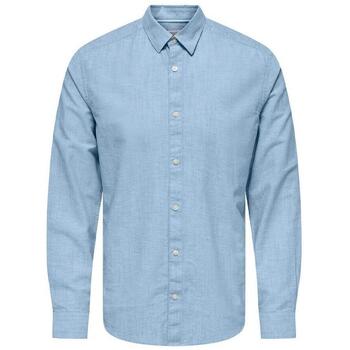 ONLY & SONS Langarmhemd "ONSCANTLEY LIFE LS SOLID LINEN SHIR OTL" günstig online kaufen