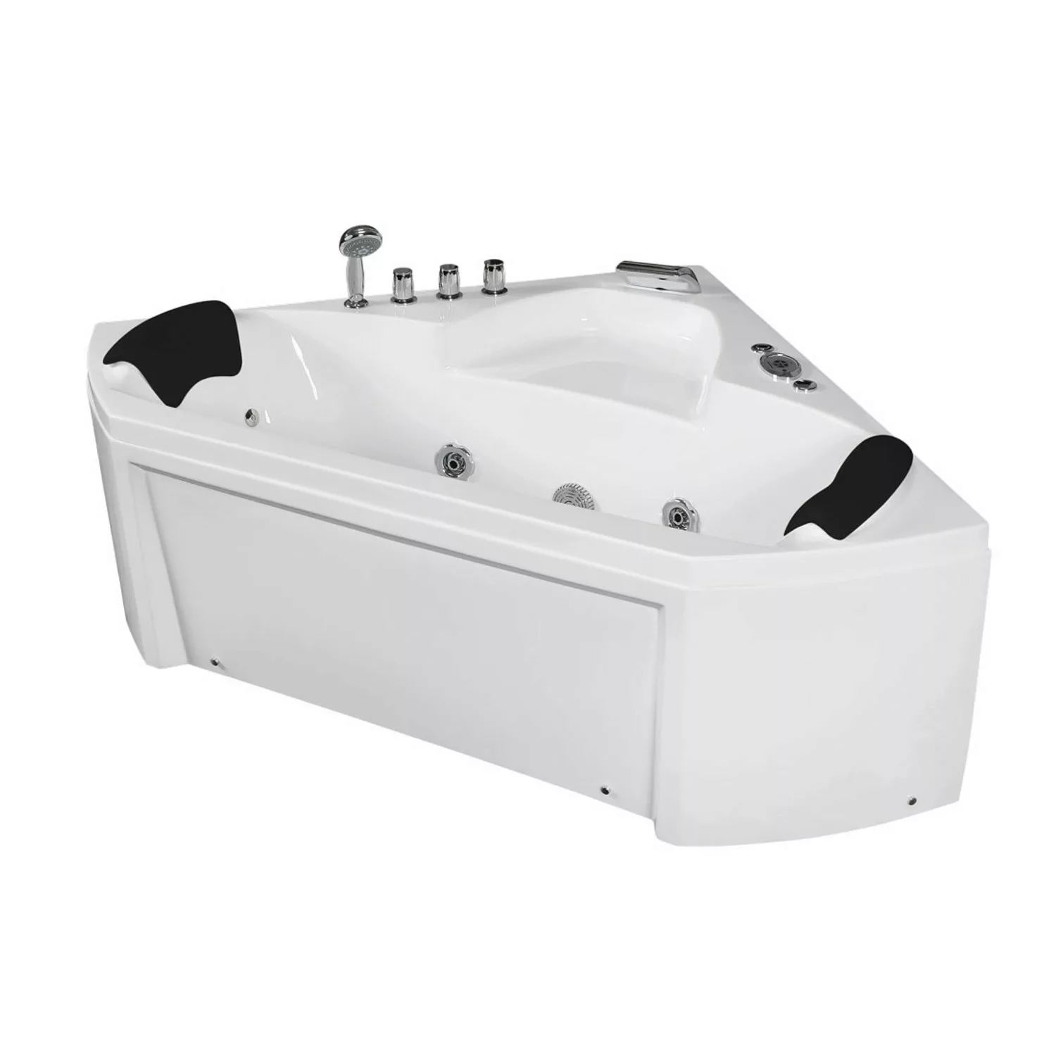 AcquaVapore Whirlpool Pool Badewanne Eckwanne Wanne W02R-TH-SC 135x135cm mi günstig online kaufen