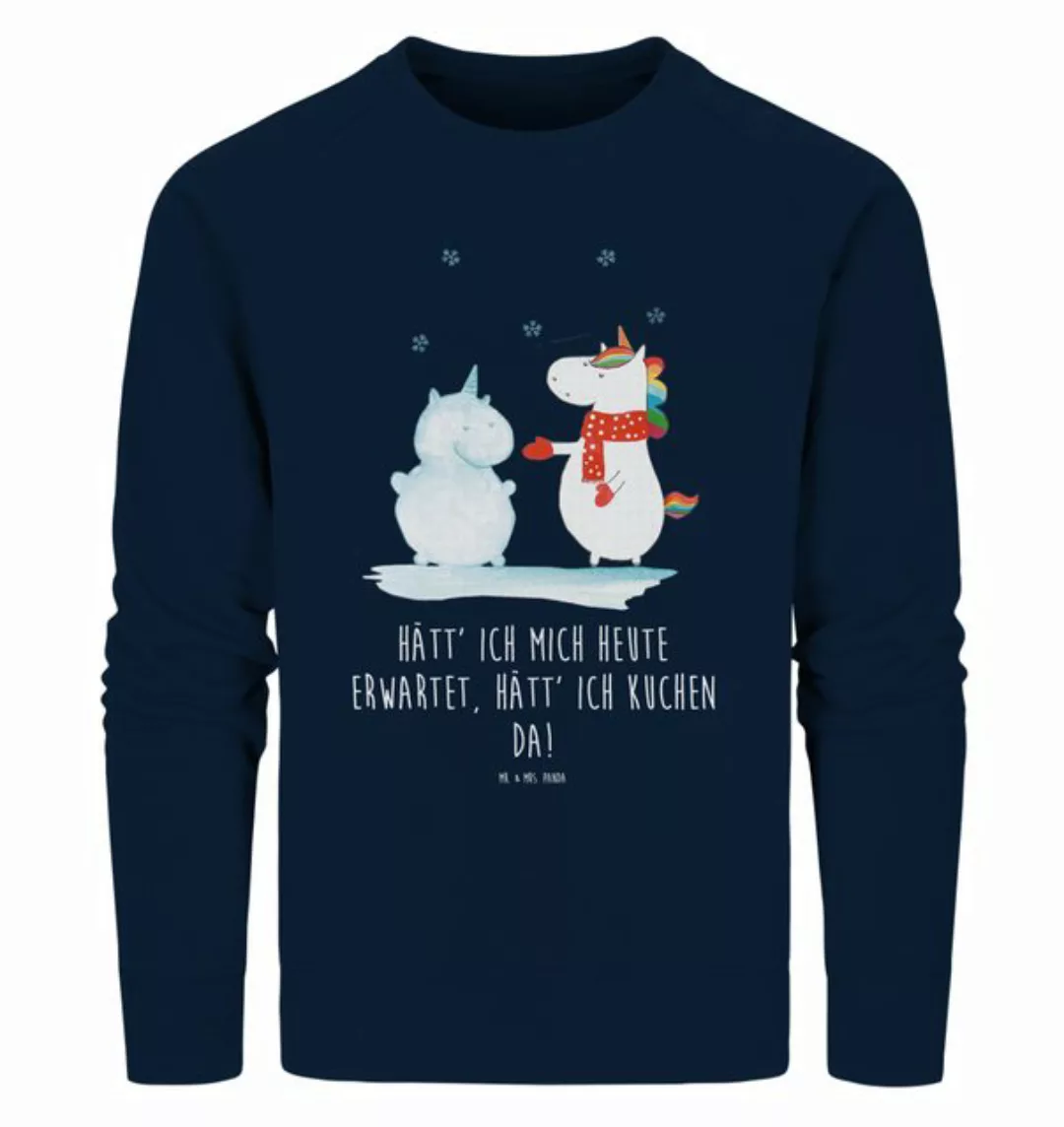 Mr. & Mrs. Panda Longpullover Größe M Einhorn Schneemann - French Navy - Ge günstig online kaufen