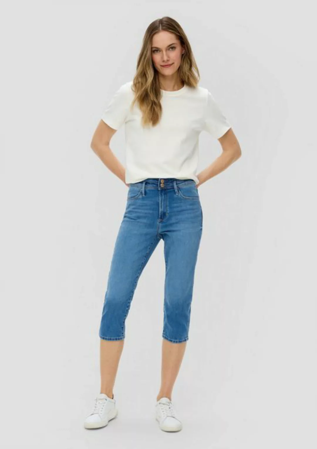 s.Oliver 7/8-Jeans Capri-Jeans Betsy / Slim Fit / Mid Rise / Slim Leg günstig online kaufen