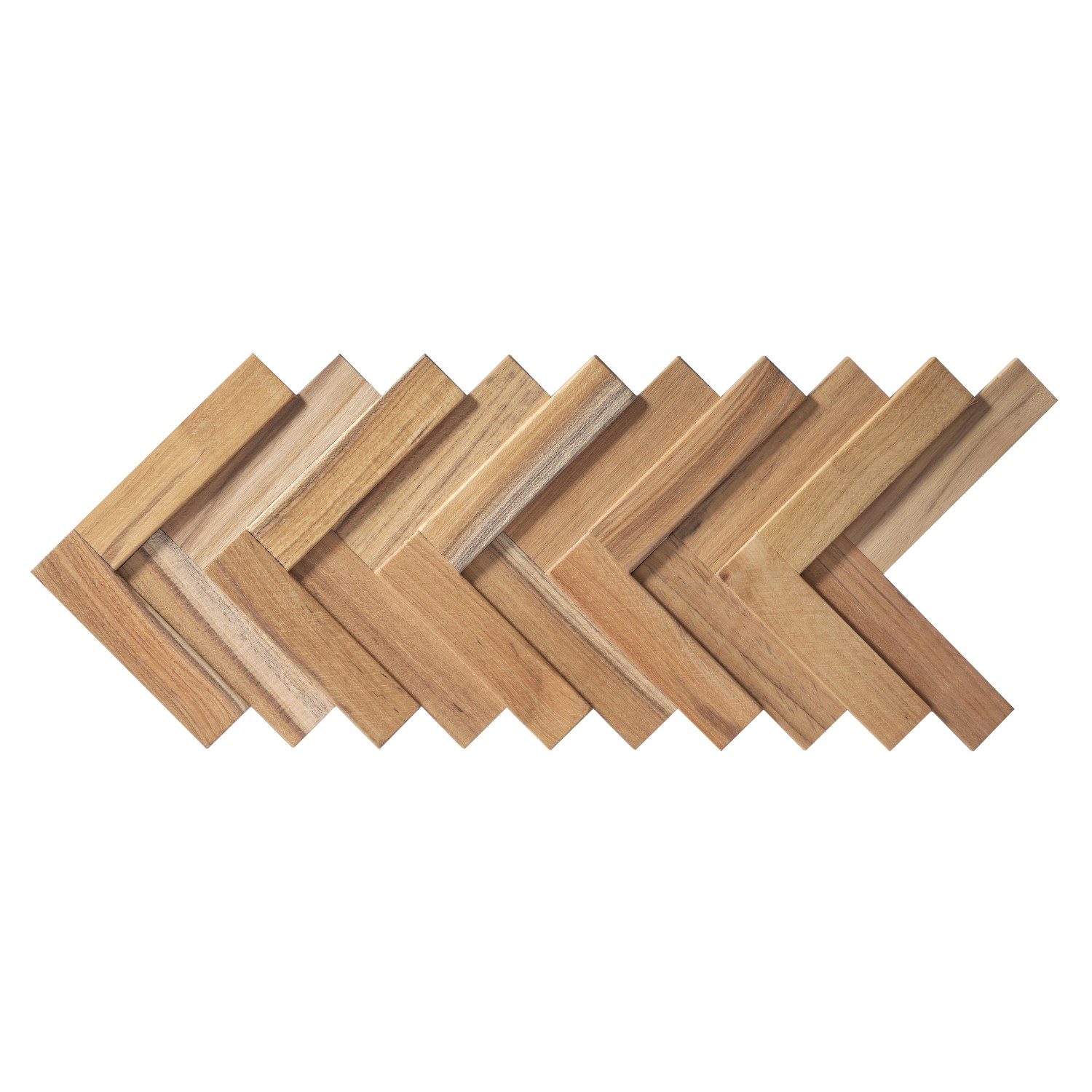 Rebel of Styles Holzverblender UltraWood Teak Herringbone 37,5 cm x 18 cm B günstig online kaufen