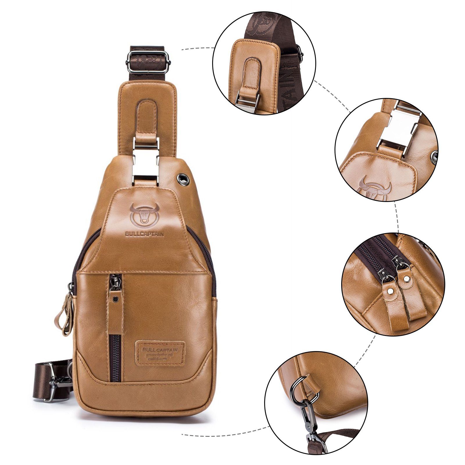 REDOM Schultertasche Brusttasche Sling Rucksäcke Sporttasche günstig online kaufen