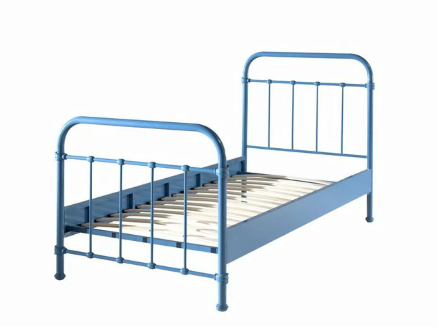 58 aufm Kessel Bettgestell Metallbett Karlyn 210x98x111 Einzelbett Kinderbe günstig online kaufen