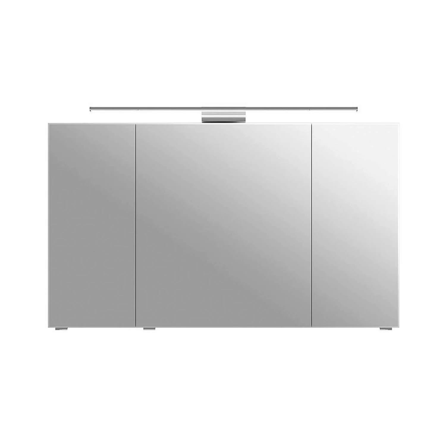 Spiegelschrank SOLINGEN-66 in Weiß Hochglanz - B/H/T: 120/70/17cm günstig online kaufen