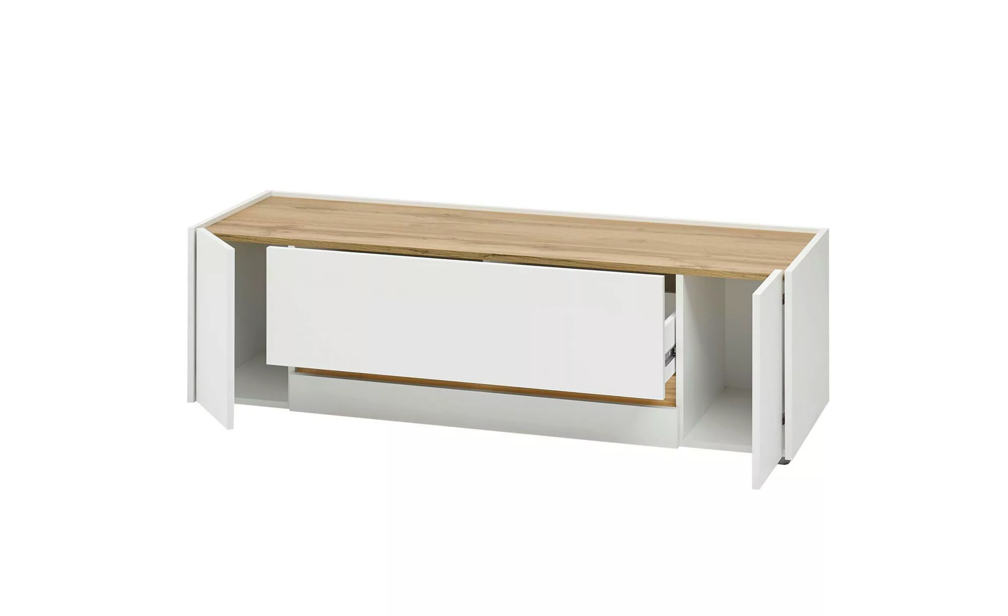 Lowboard  Cande ¦ grau ¦ Maße (cm): B: 140 H: 45 Kommoden & Sideboards > Lo günstig online kaufen