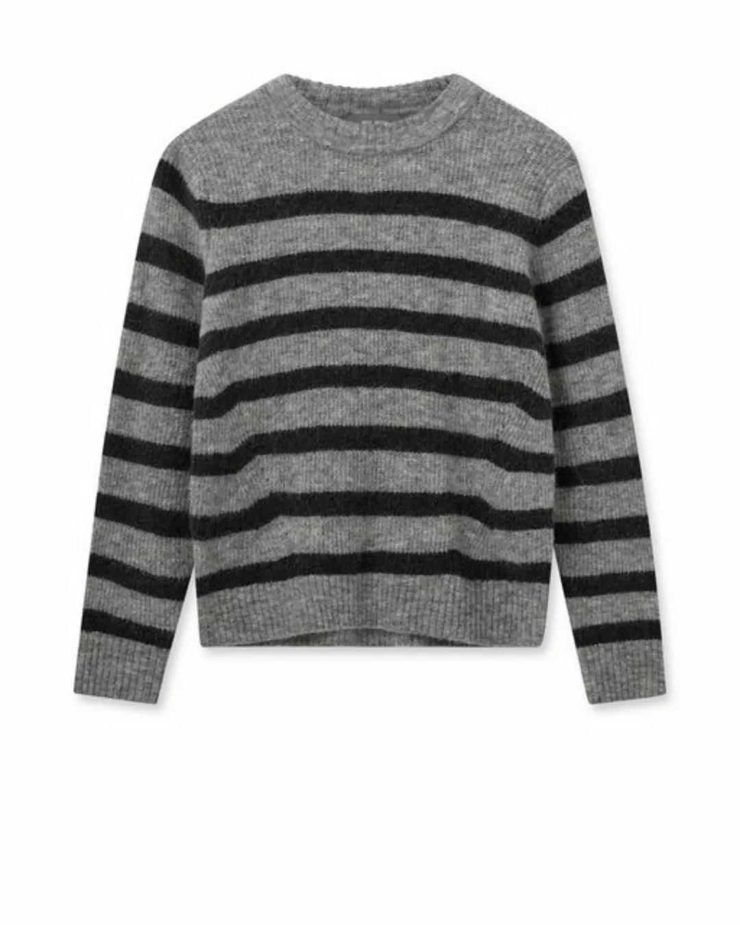 Mos Mosh Wollpullover MMThora Stripe Crewn günstig online kaufen