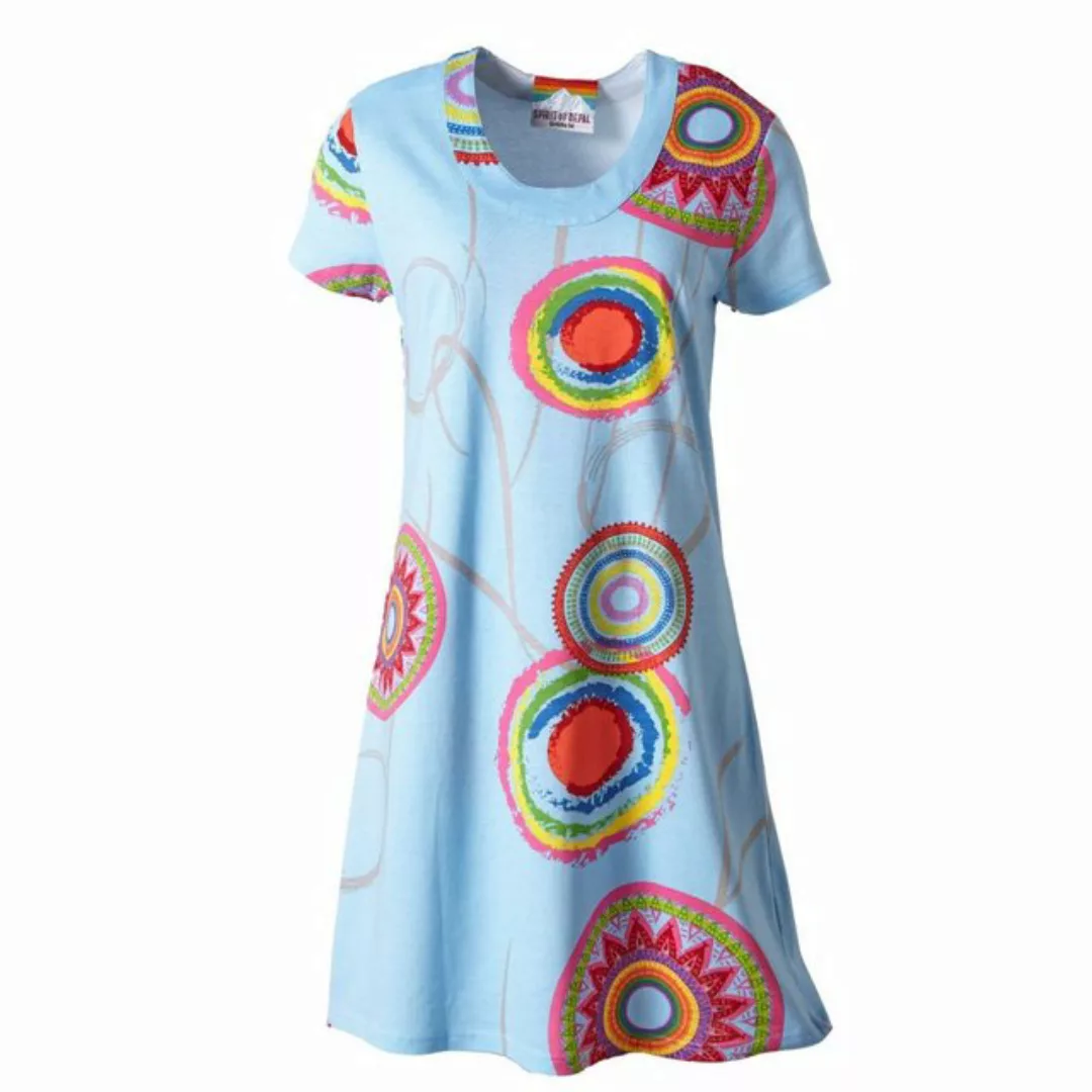 SPIRIT of NEPAL Sommerkleid Damen Unikat, Hippie, floral günstig online kaufen