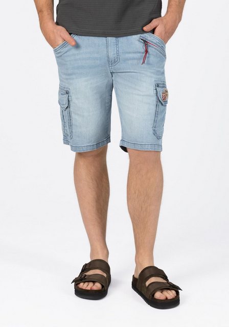 TIMEZONE Jeansshorts Denim Jeans Shorts mit Cargo Design und Reißverschluss günstig online kaufen