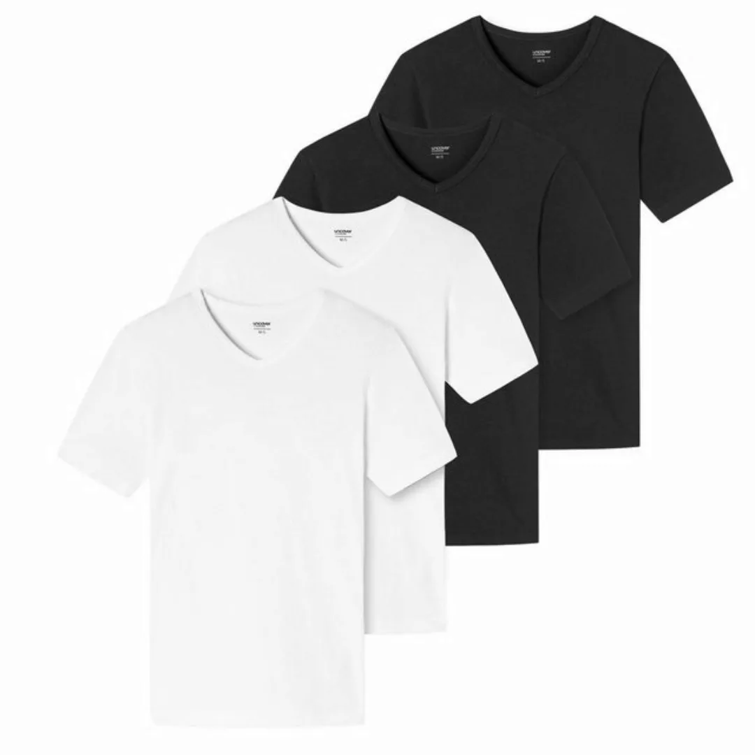 uncover by SCHIESSER T-Shirt Basic hochwertig, weich, mit V-Ausschnitt im 4 günstig online kaufen