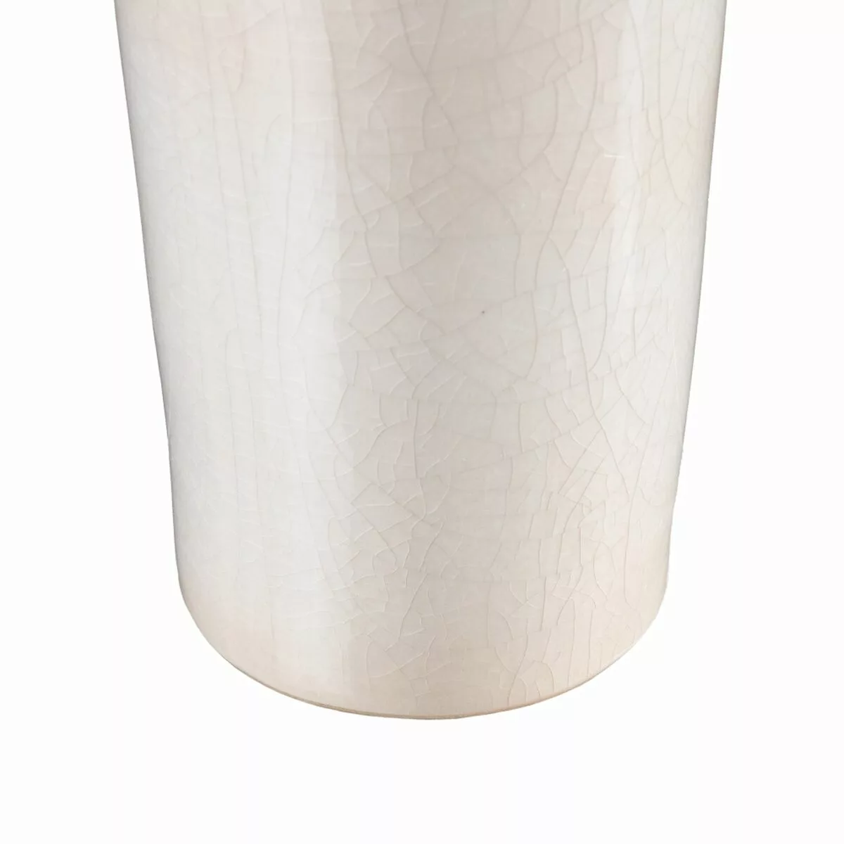 Vase 16,5 X 16,5 X 40,5 Cm Aus Keramik Beige günstig online kaufen