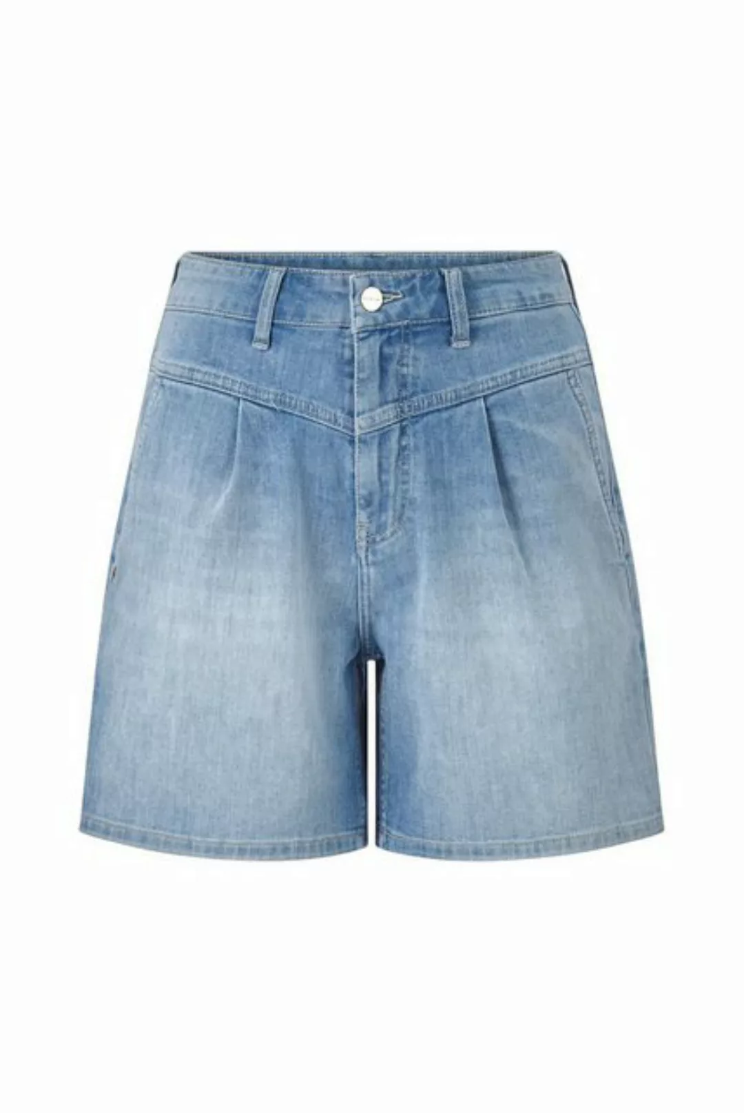 Rich & Royal Regular-fit-Jeans blue denim shorts organic, denim blue günstig online kaufen