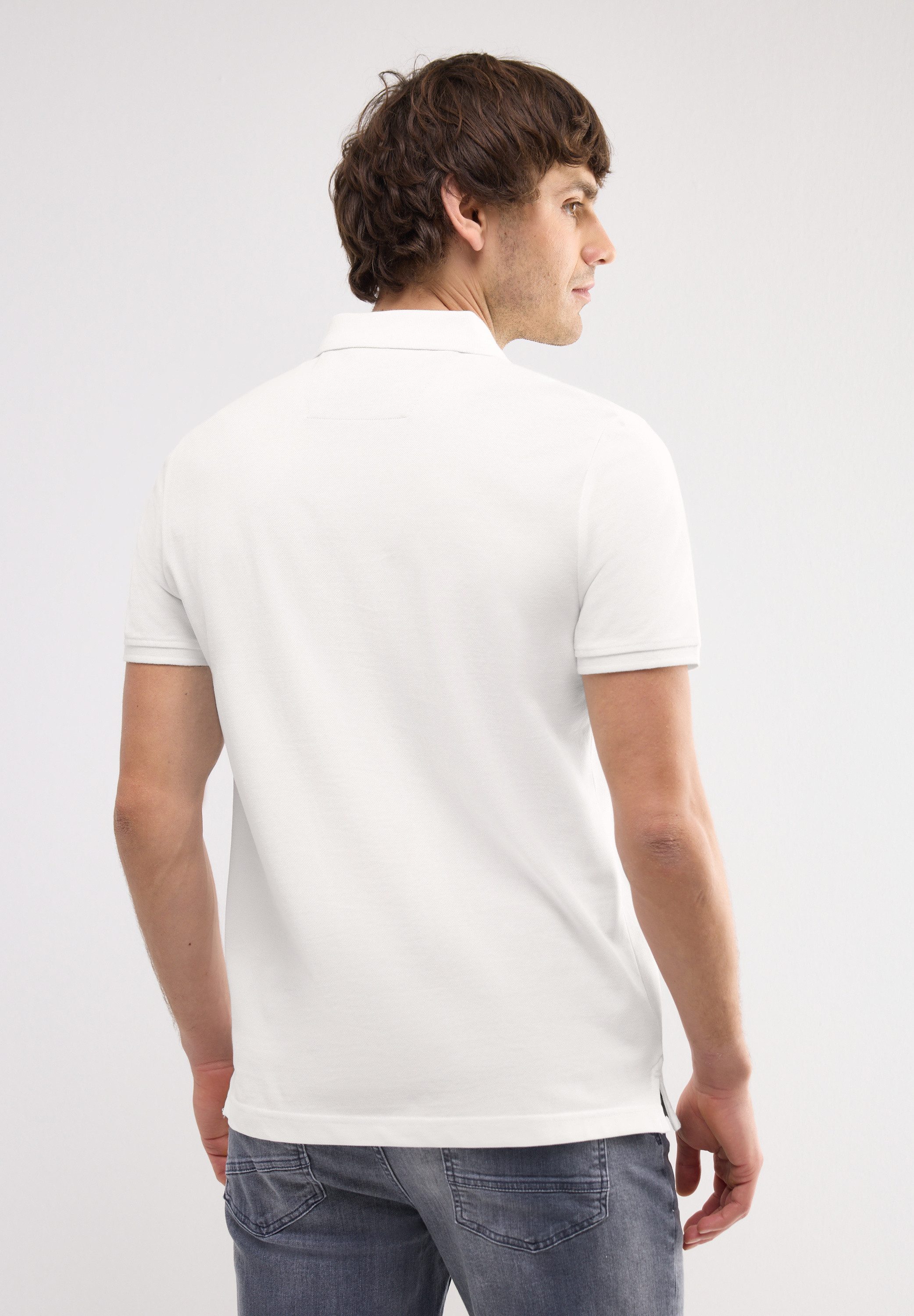STREET ONE MEN Poloshirt aus reiner günstig online kaufen