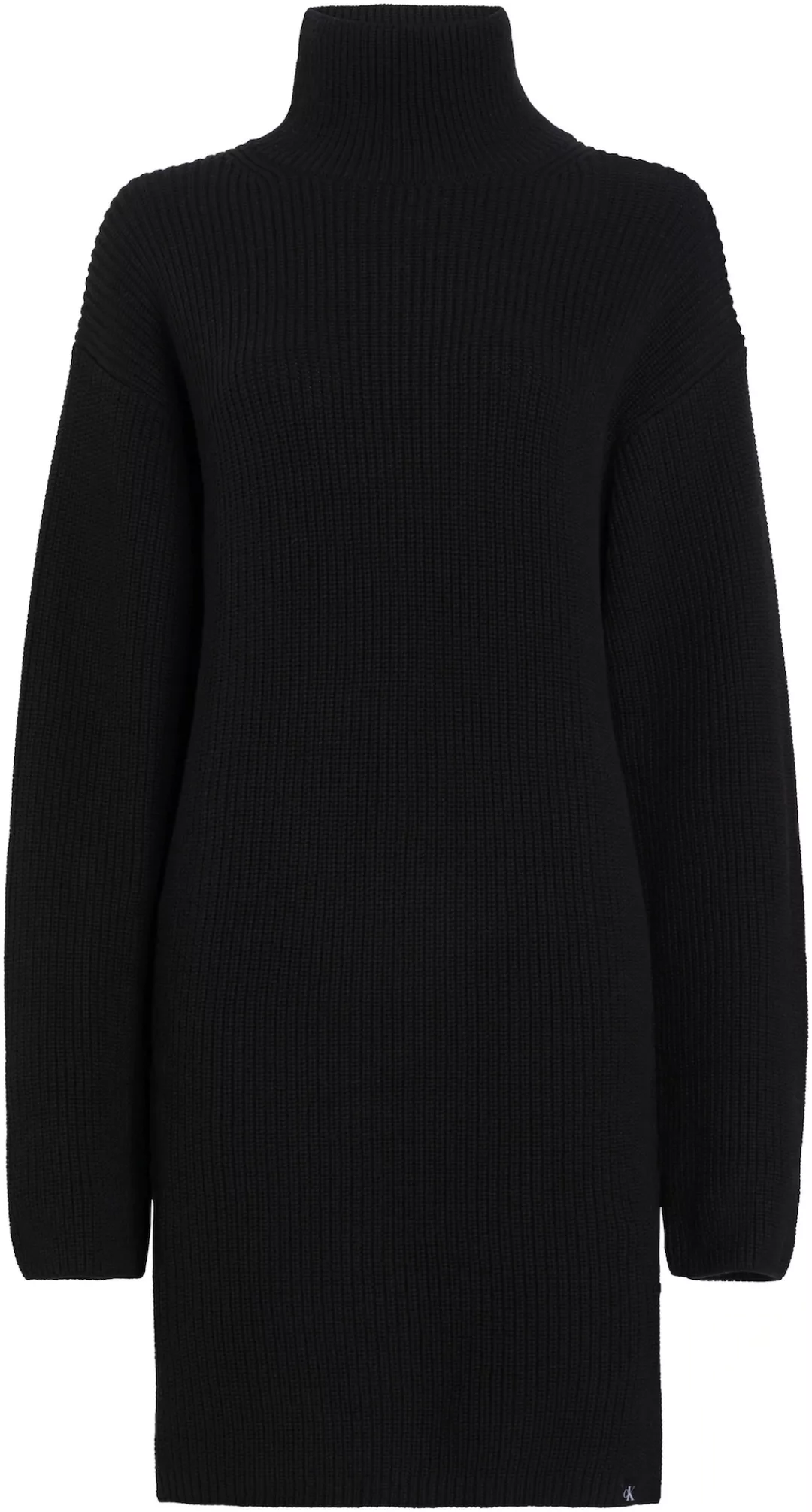 Calvin Klein Jeans Sweatkleid CHUNKY LOOSE SWEATER DRESS mit Logopatch günstig online kaufen