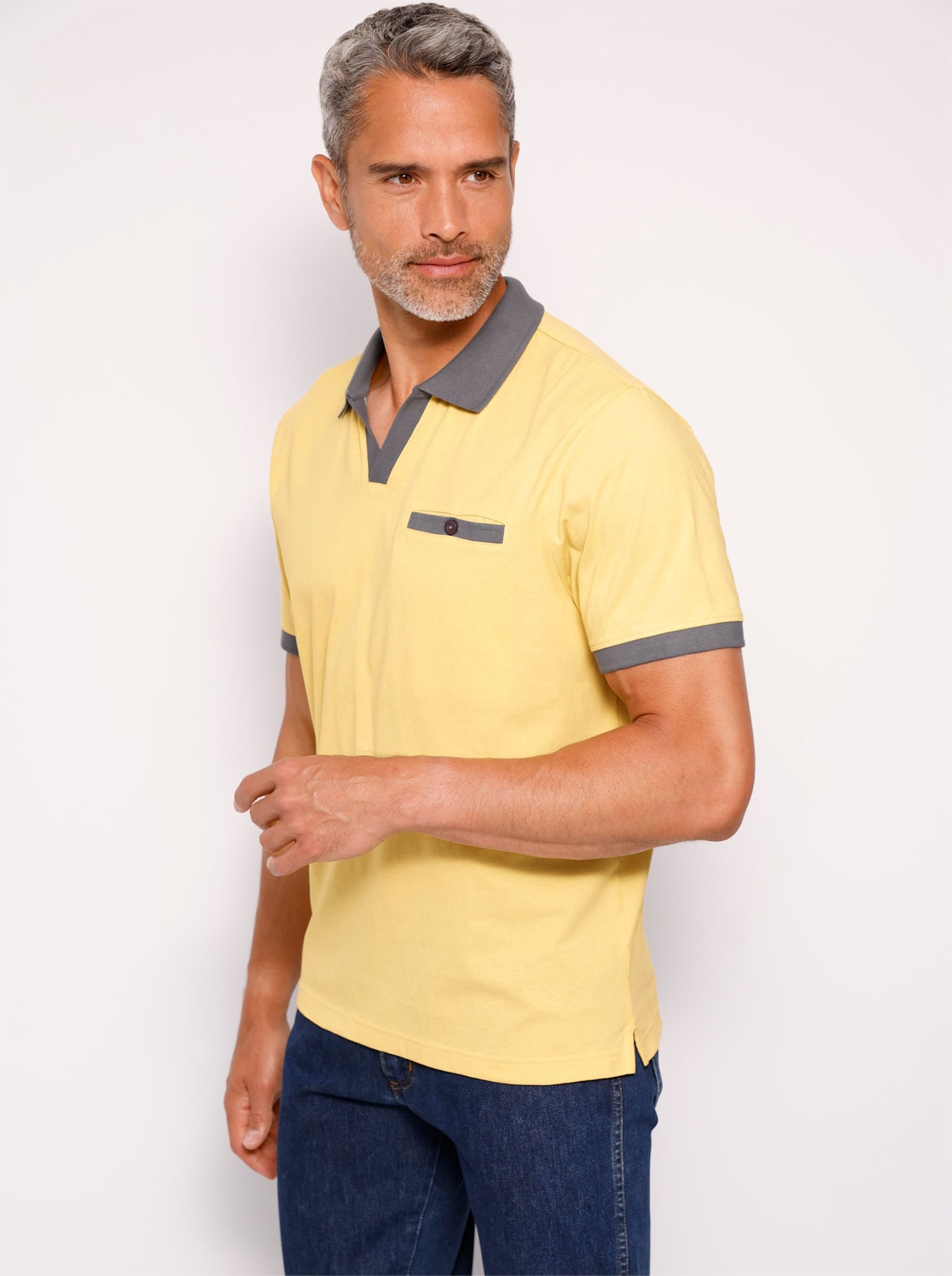 Classic Poloshirt "Kurzarm-Poloshirt", (1 tlg.) günstig online kaufen