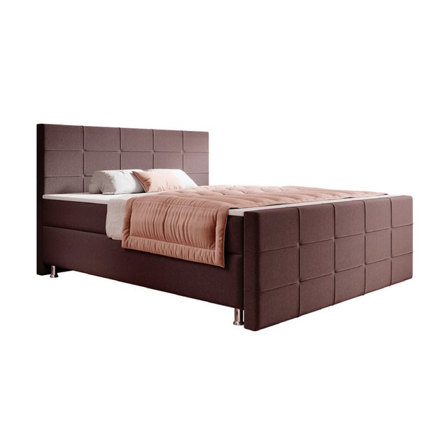 interbed Boxspringbett Florenz 180x200 cm mit Fussteil (Spar-Set, inkl.Kopf günstig online kaufen