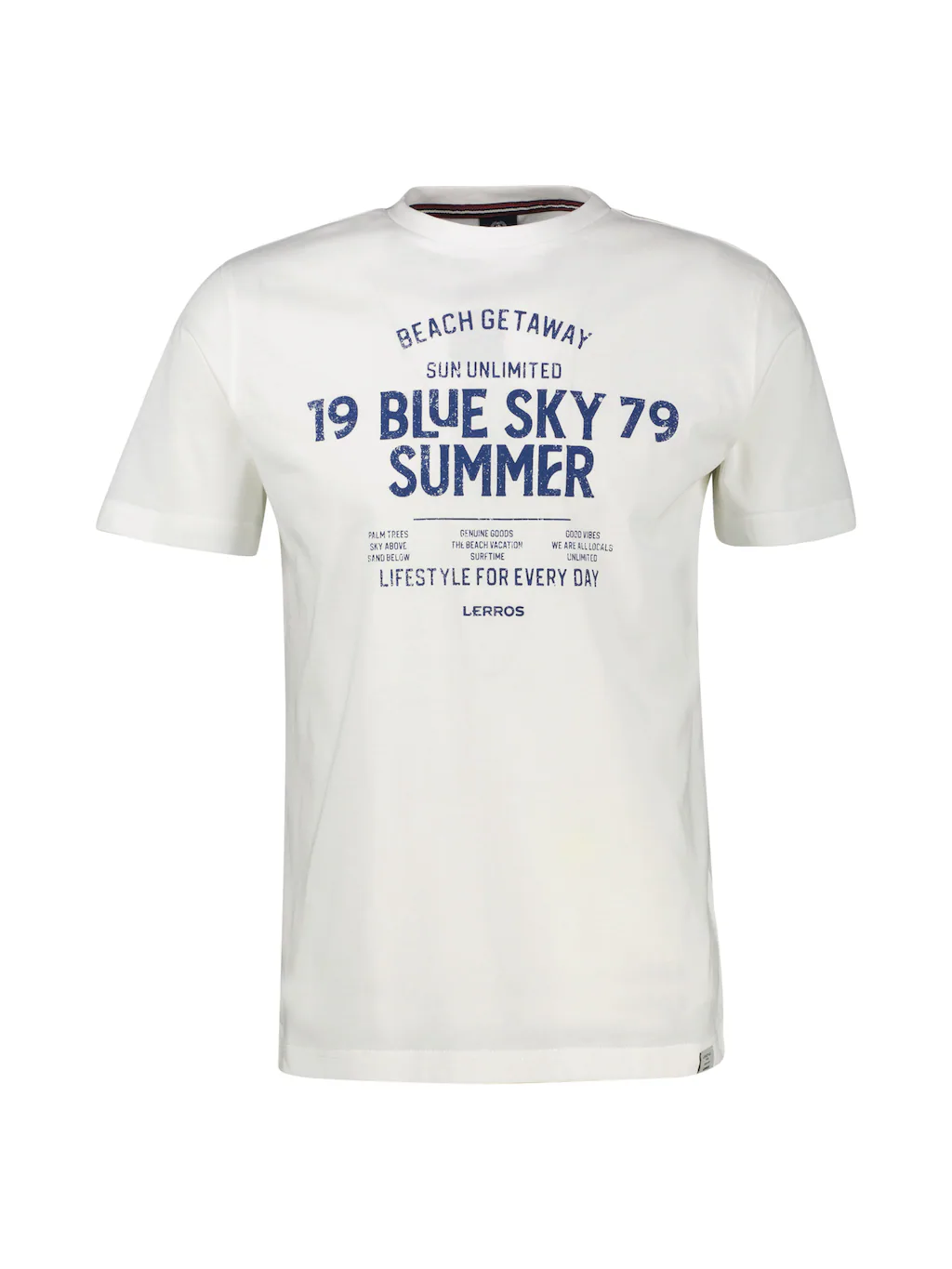 LERROS T-Shirt "LERROS Herren T-Shirt mit sommerlichem Brustprint" günstig online kaufen