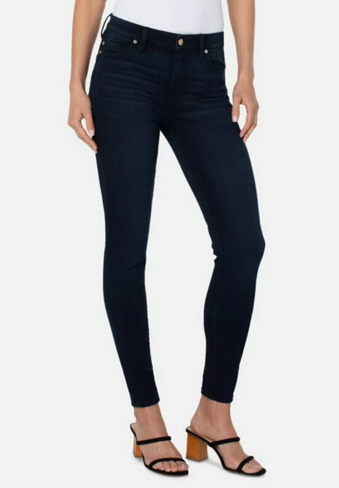 Liverpool Skinny-fit-Jeans Abby Ankle Skinny 5-Pocket-Styling-Details günstig online kaufen