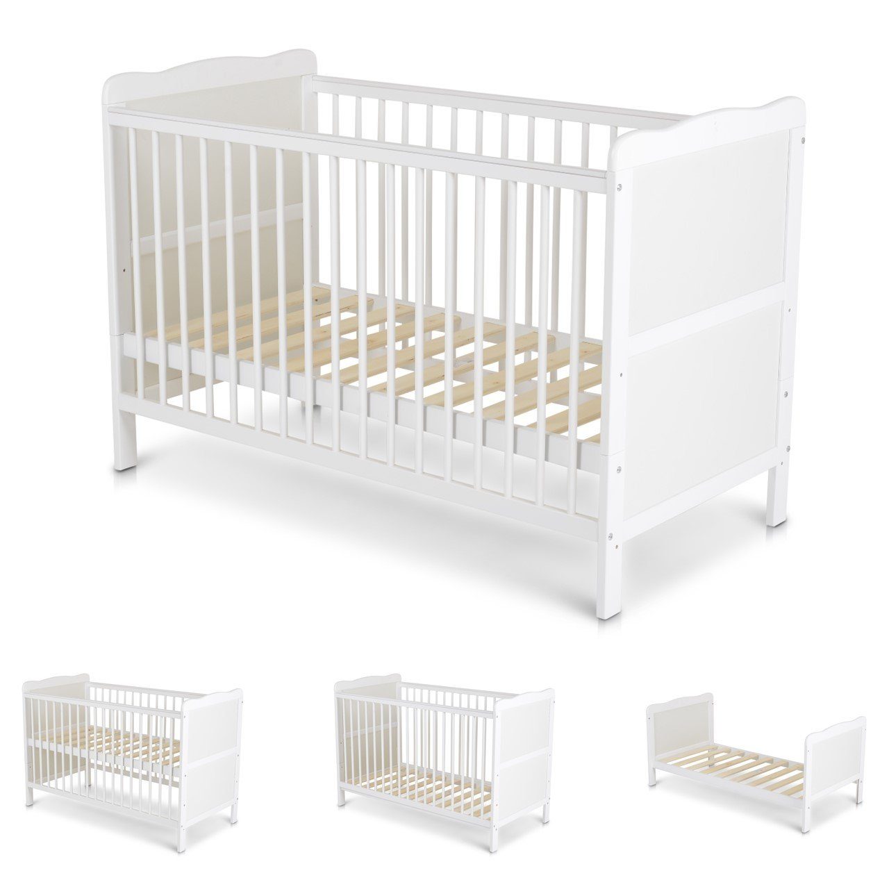 Cangaroo Komplettbett Babybett 2in1 Gitterbett Albero, günstig online kaufen
