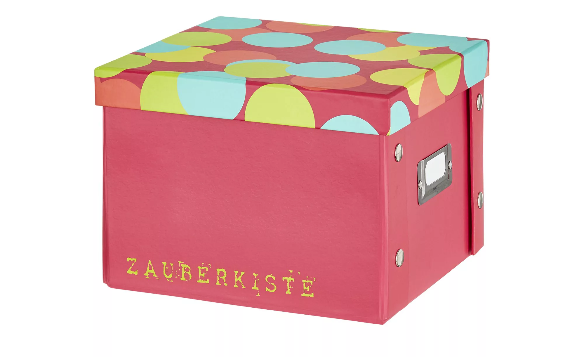 Pappbox  Zauberkiste - rosa/pink - Metall, Pappe - 20,5 cm - 15,5 cm - 21,5 günstig online kaufen