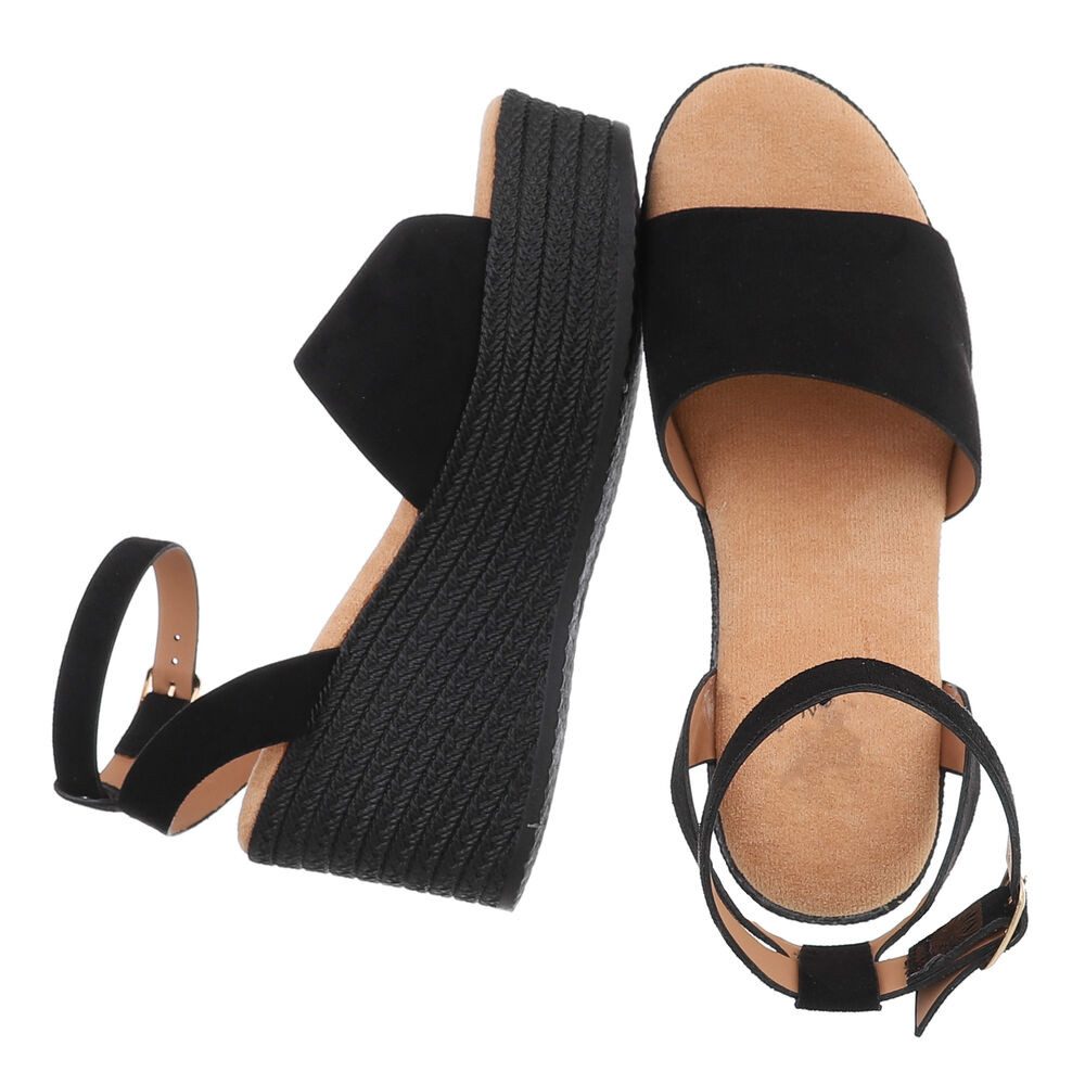 Ital-Design Elegante Komfort-Sandalen mit Plateau für günstig online kaufen