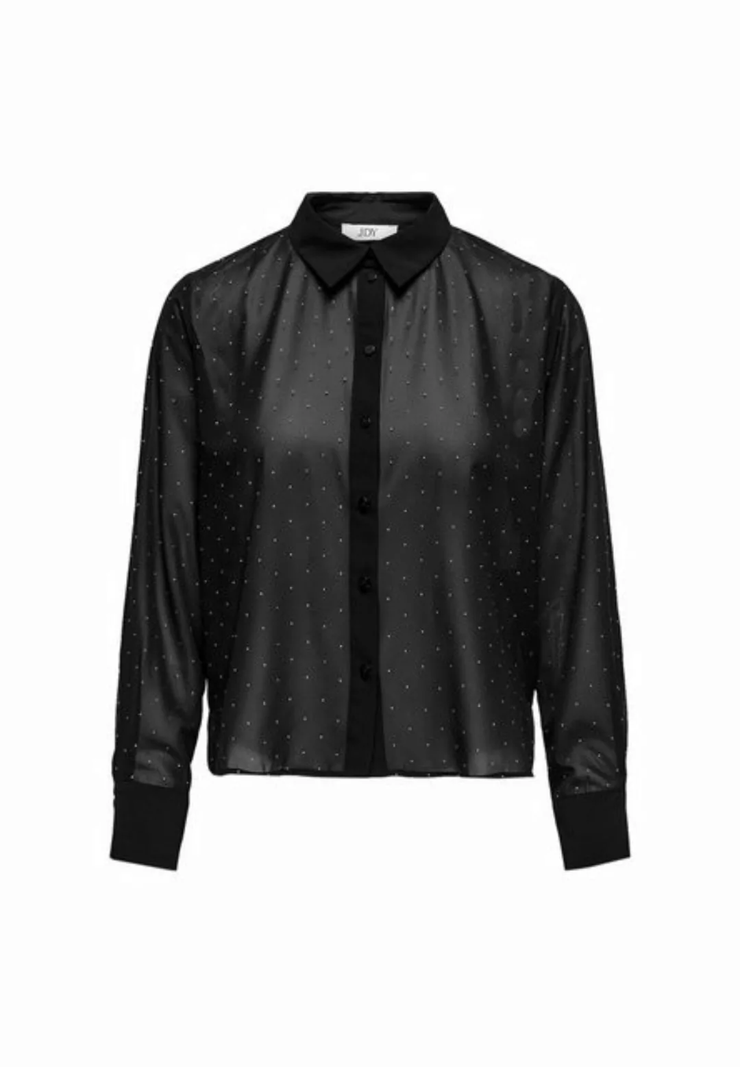 JACQUELINE de YONG Blusenshirt Bluse Hemdkragen Knopfleiste Knopfmanschette günstig online kaufen