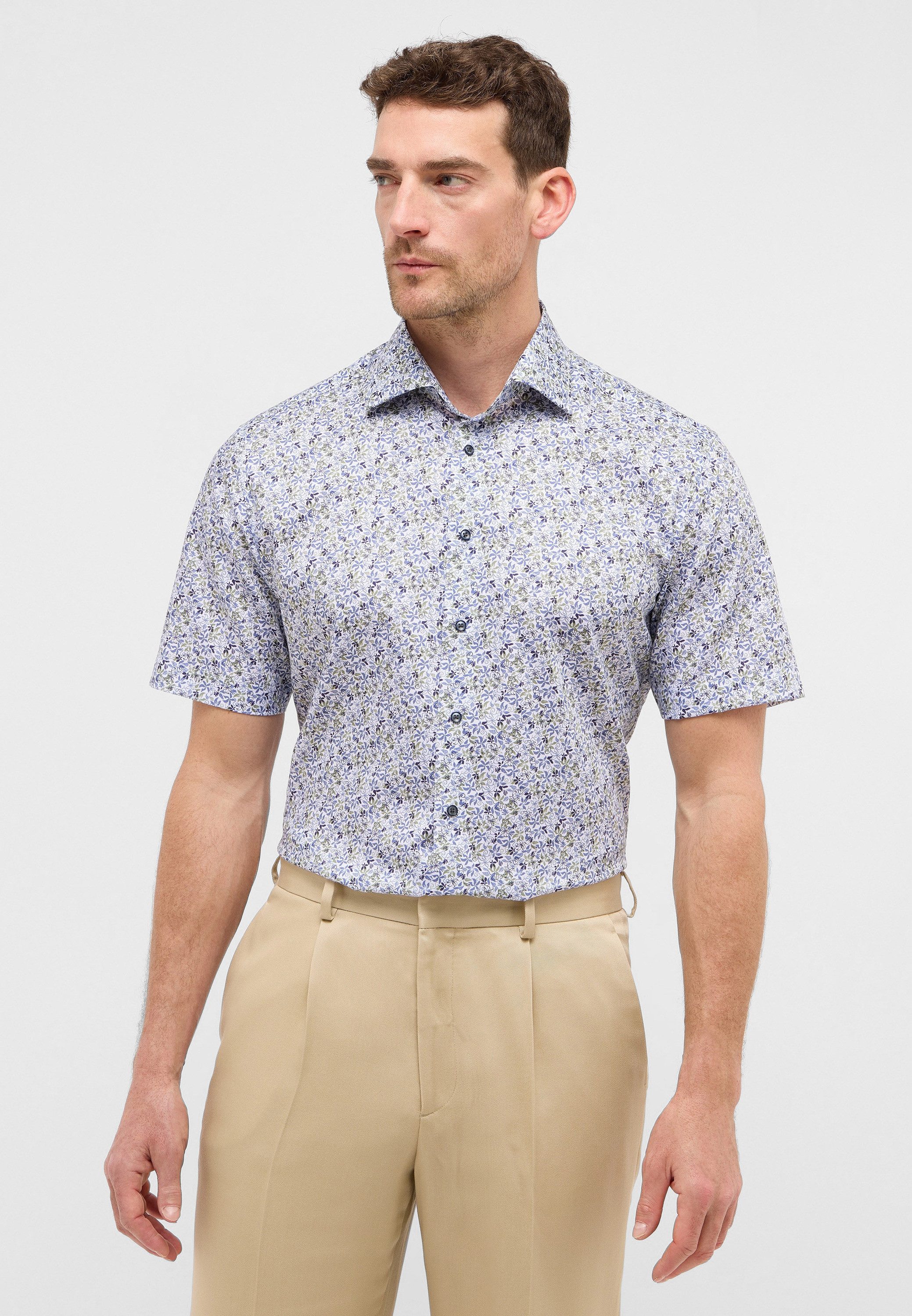 Eterna Kurzarmhemd MODERN FIT NON IRON günstig online kaufen