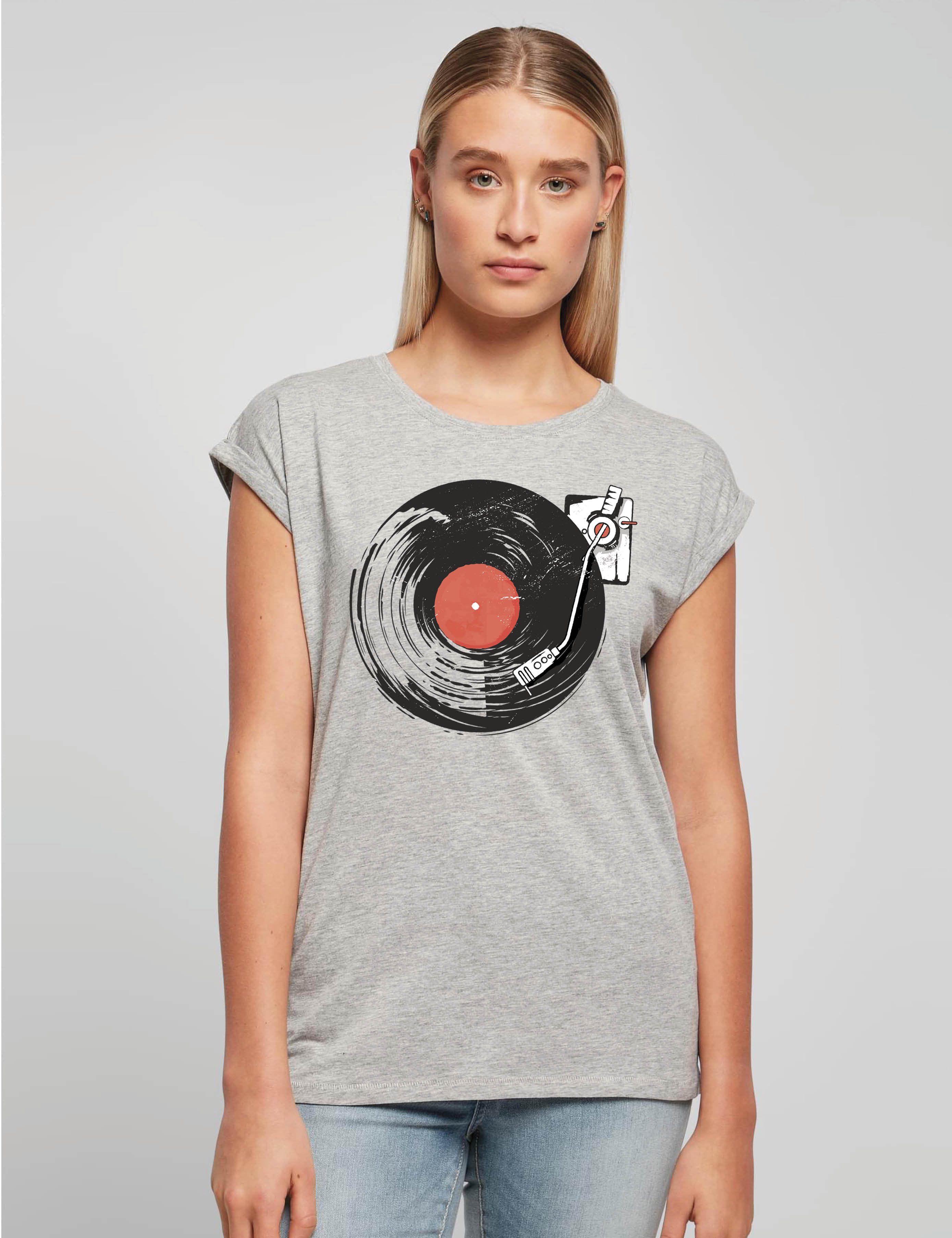 Youth Designz Print-Shirt "Plattenspieler" Damen T-Shirt günstig online kaufen