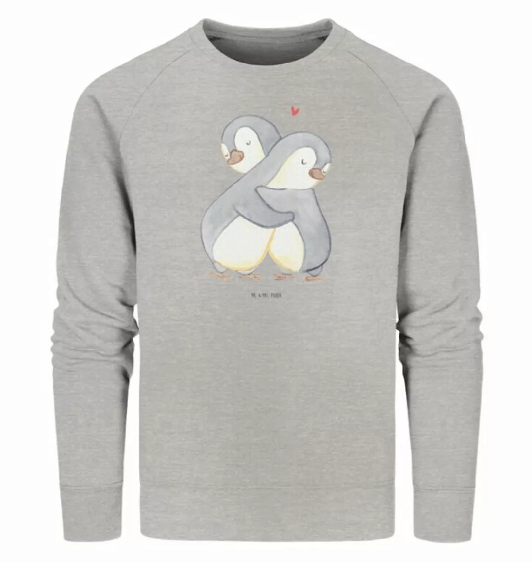 Mr. & Mrs. Panda Longpullover Größe XS Pinguine Kuscheln - Heather Grey - G günstig online kaufen