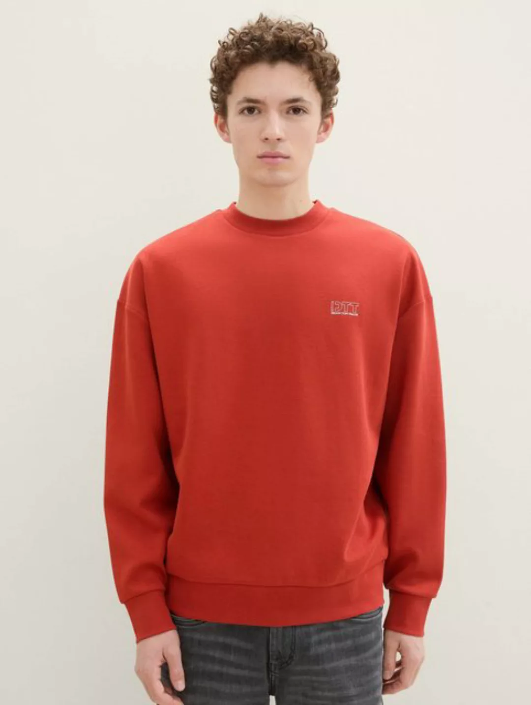 TOM TAILOR Denim Hoodie Relaxed Sweatshirt mit Prints günstig online kaufen