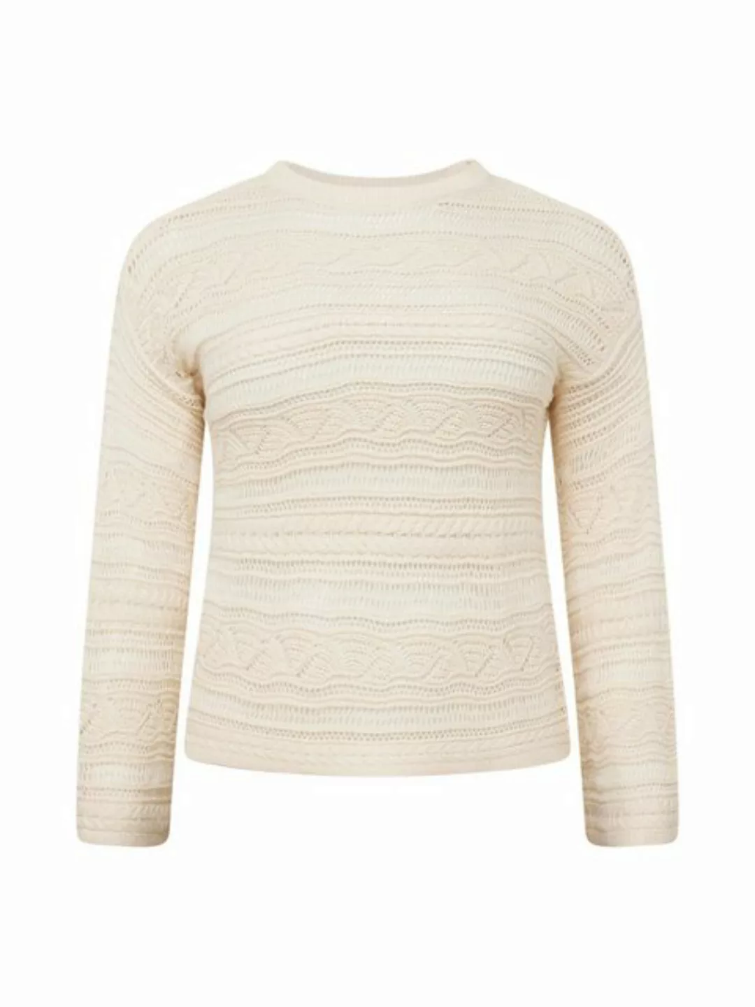 Vero Moda Curve Strickpullover CLAMAR (1-tlg) Lochmuster günstig online kaufen