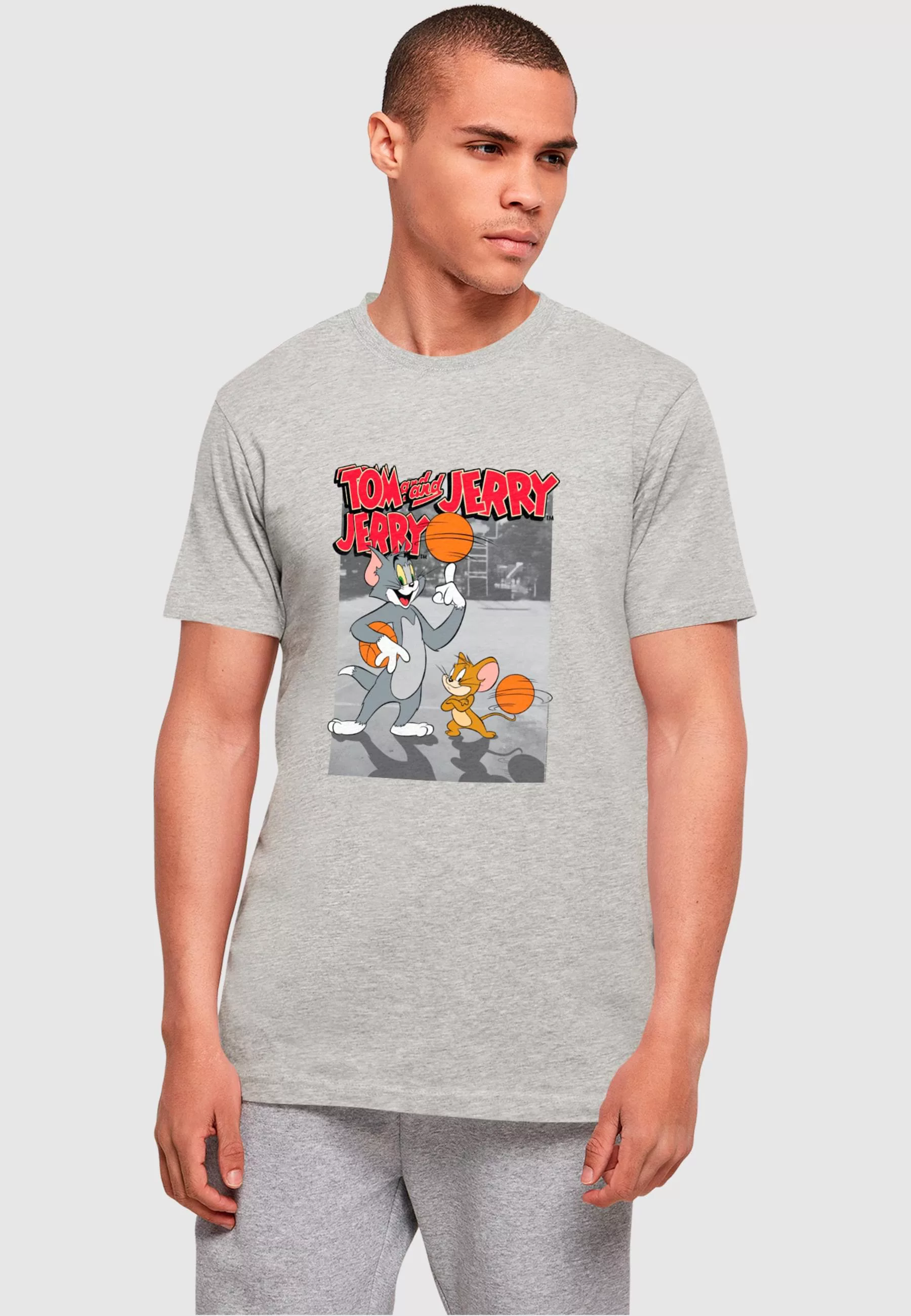 ABSOLUTE CULT T-Shirt "ABSOLUTE CULT Herren Tom and Jerry - Basketball Budd günstig online kaufen