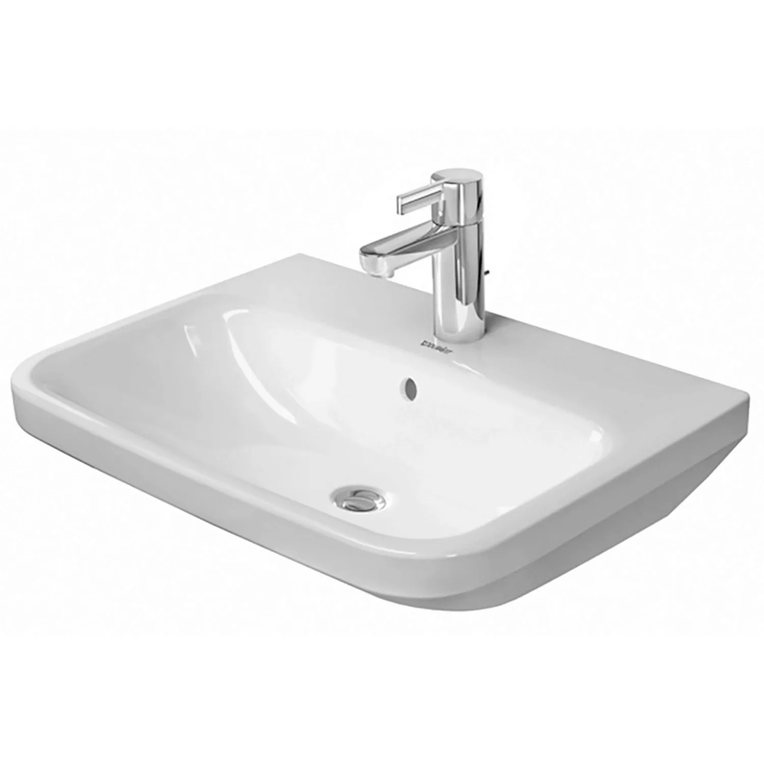 Duravit Handwaschbecken DuraStyle 60 cm Weiß 1 Hahnloch günstig online kaufen