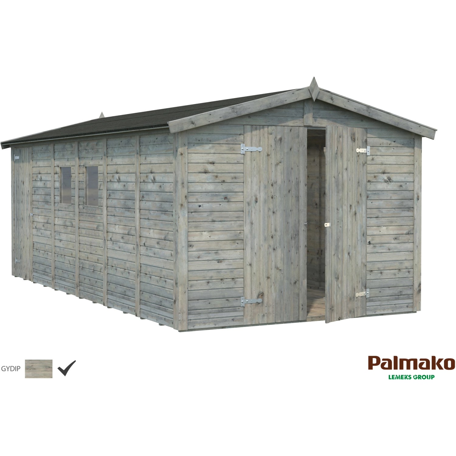 Palmako Gerätehaus "Dan", grau günstig online kaufen