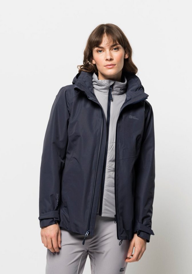 Jack Wolfskin 3-in-1-Funktionsjacke BERGLAND 3IN1 JKT W günstig online kaufen