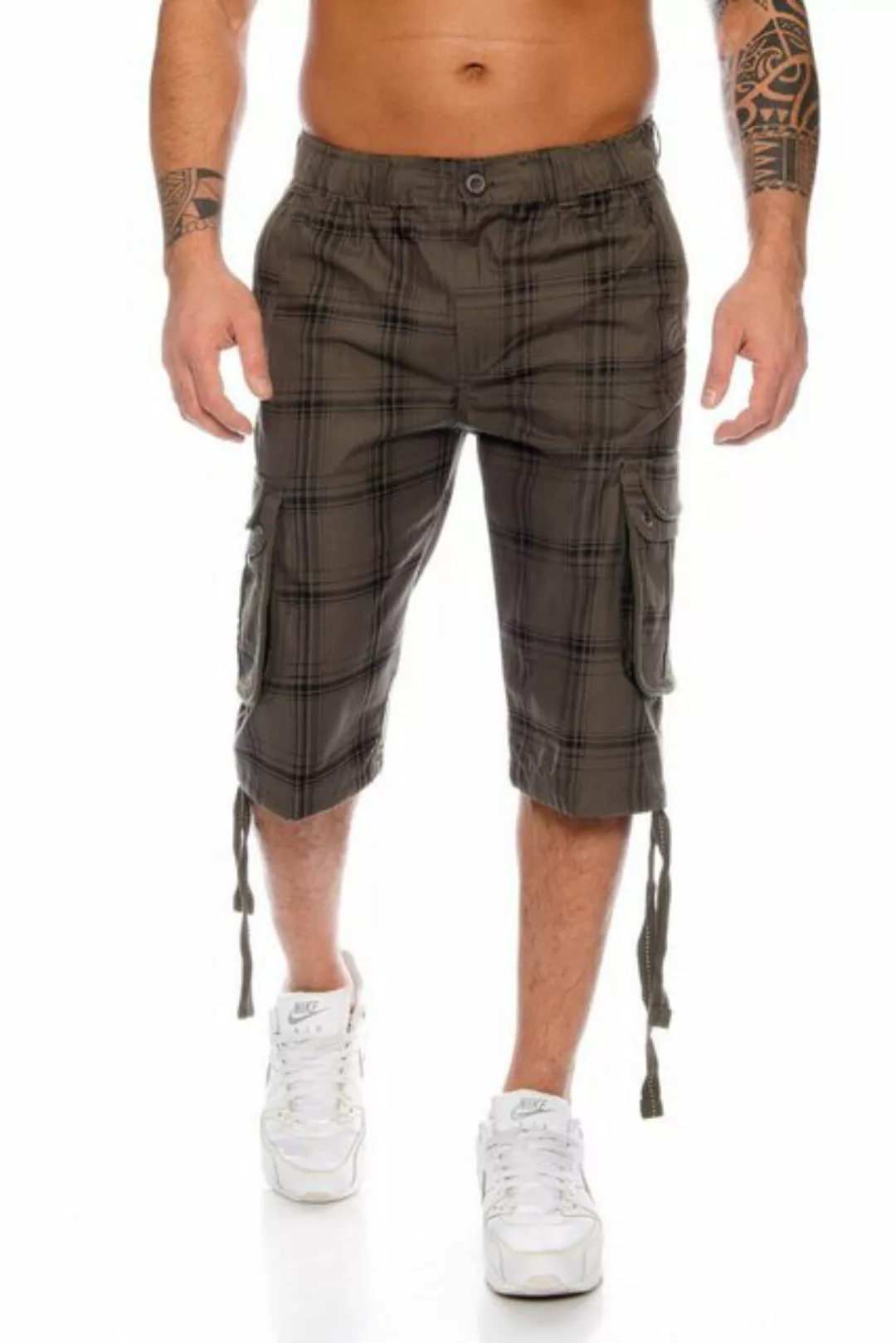 Kendindza Cargobermudas 3/4 Bermuda Shorts Herren, Kurze Hose Herren, Cargo günstig online kaufen