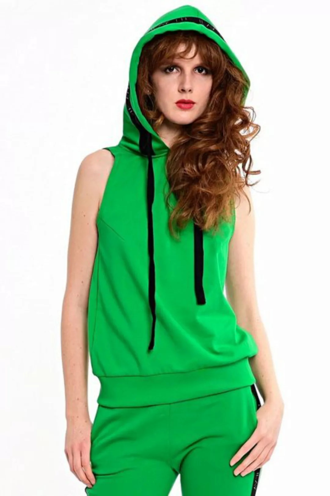 ILAY Lit Kapuzentop Holy Sleeveless Hoodie Flash Green günstig online kaufen