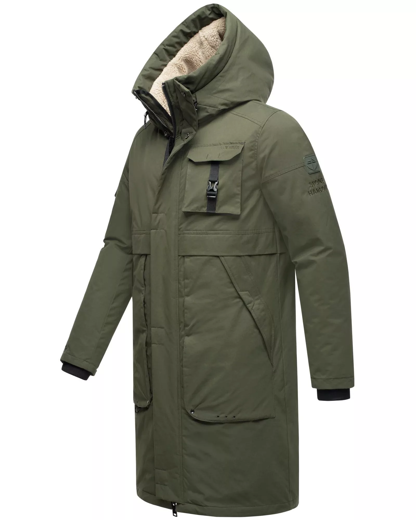 Stone Harbour Wintermantel "Cyriaan XX", Langer Herren Winterparka mit groß günstig online kaufen