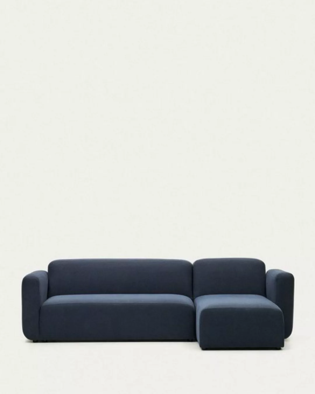 Natur24 Sofa 3-Sitzer-Sofa mit Chaiselongue Neom 263 x 89 x 78 cm Blau günstig online kaufen
