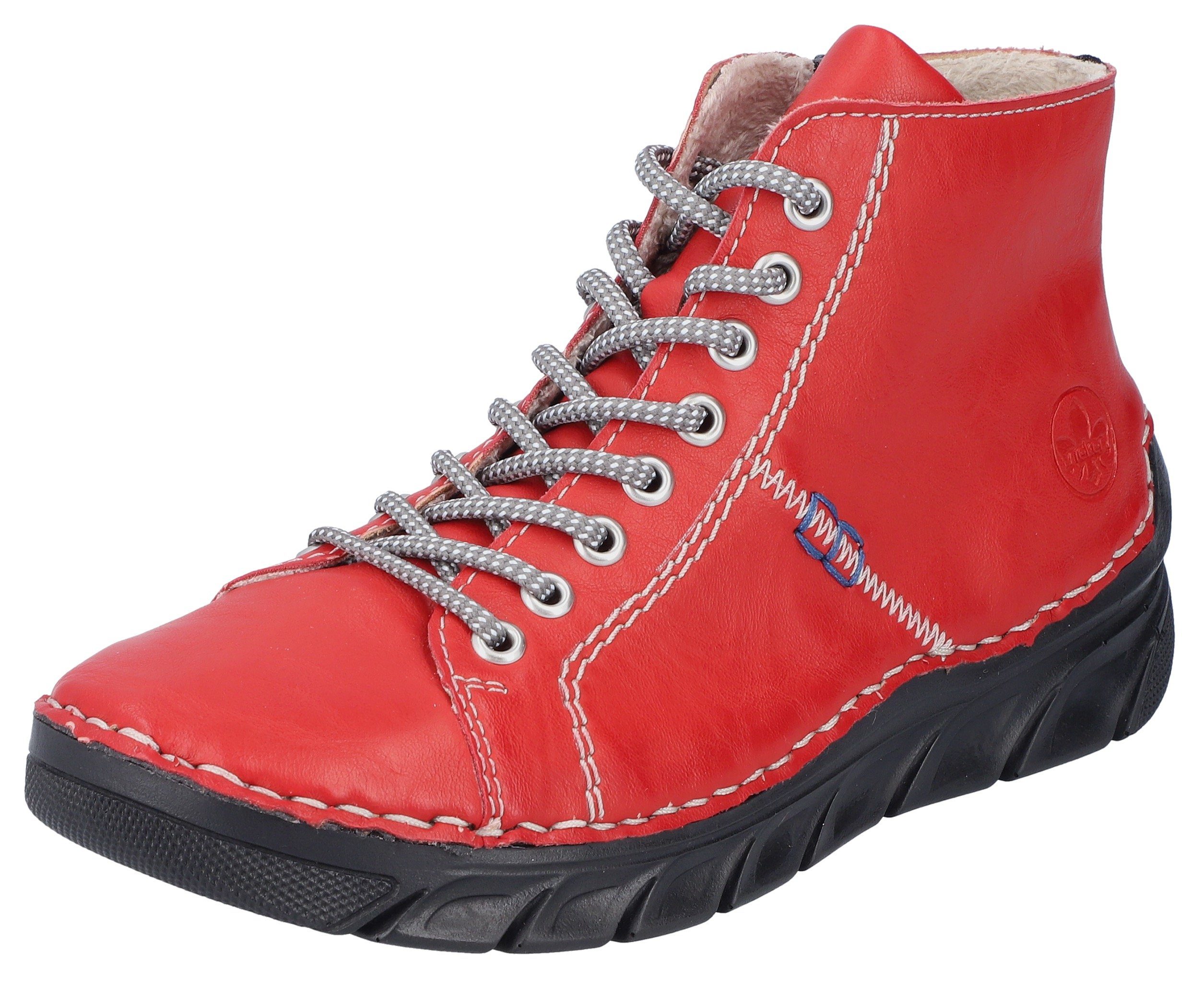 Rieker Schnürboots, Schnürstiefelette, High Top Sneaker, günstig online kaufen
