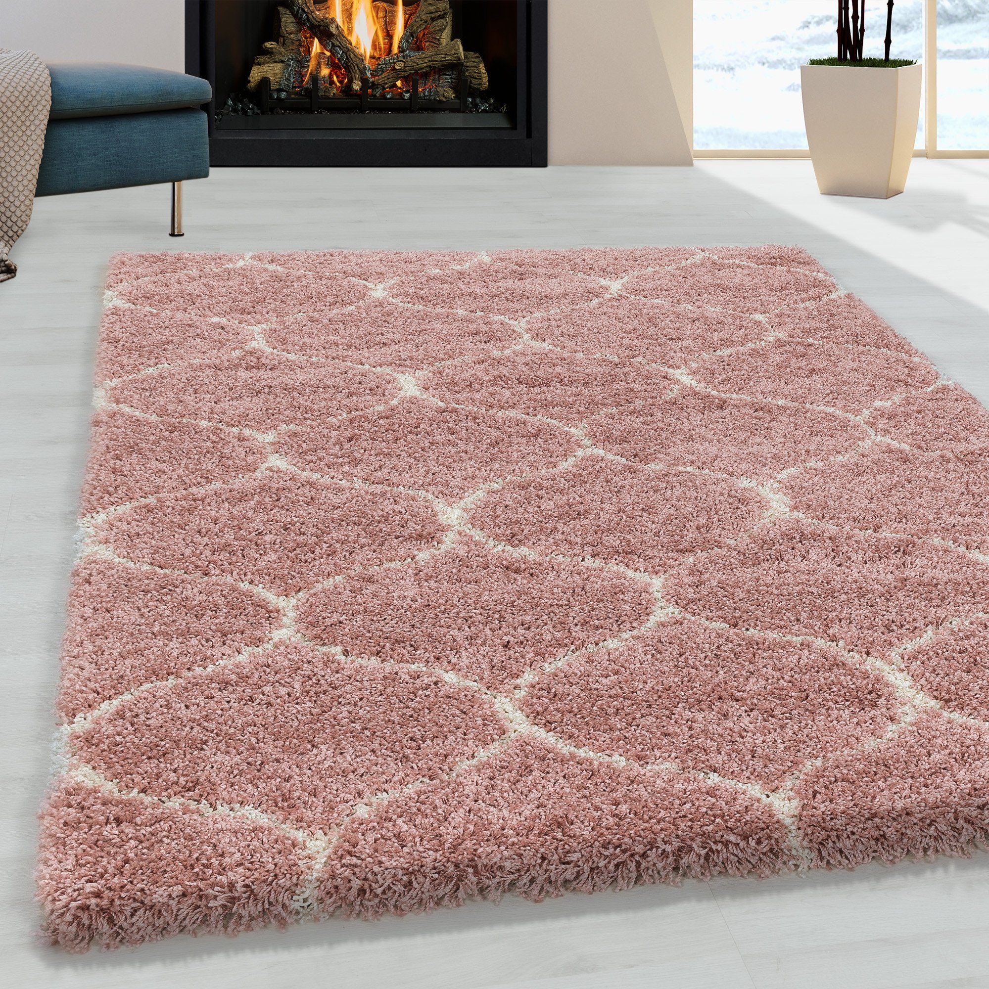Stilvoll Günstig Hochflor-Teppich Teppich für den günstig online kaufen