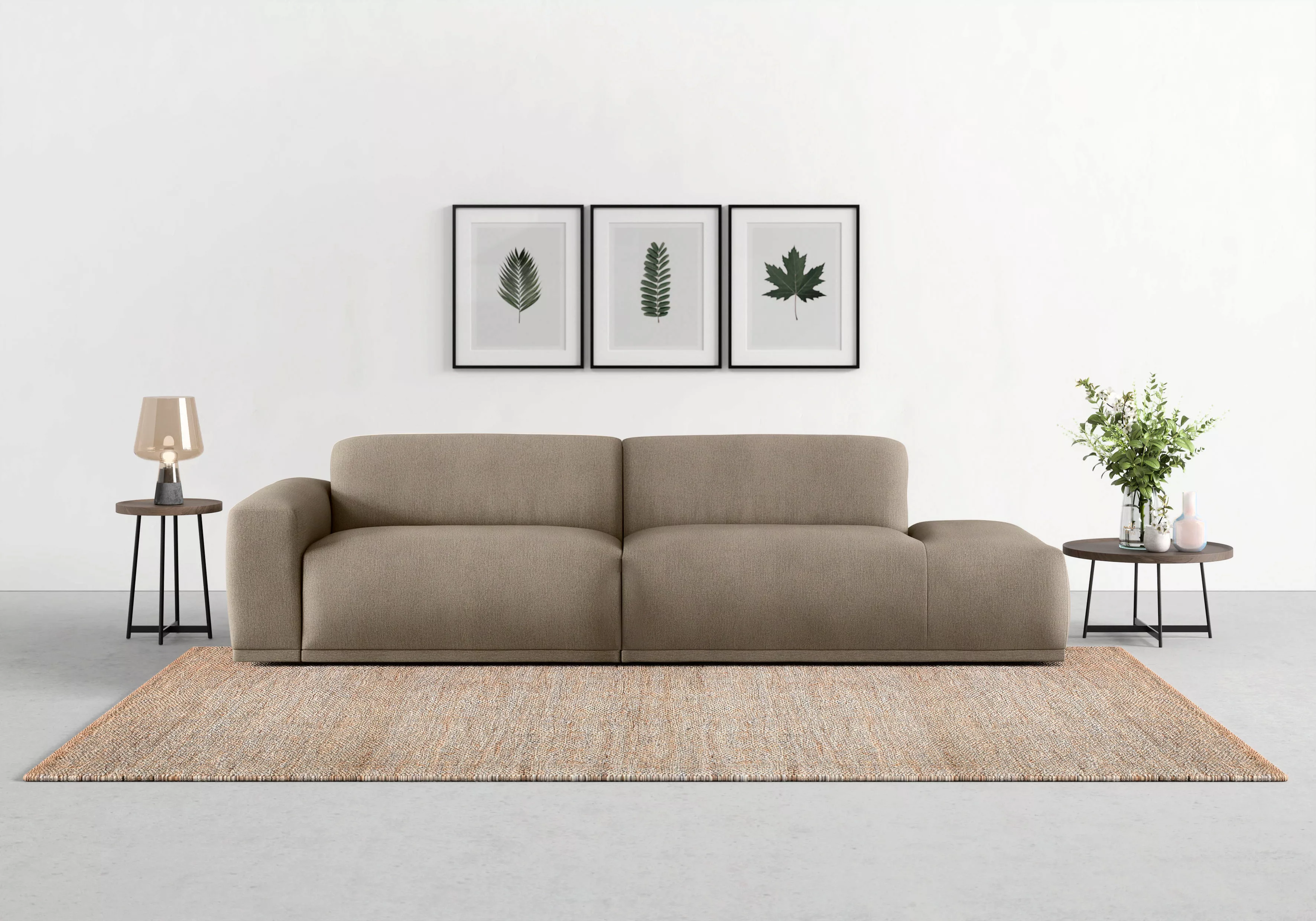 TRENDMANUFAKTUR Big-Sofa Braga, mit hochwertigem Kaltschaum, Megasofa, in C günstig online kaufen