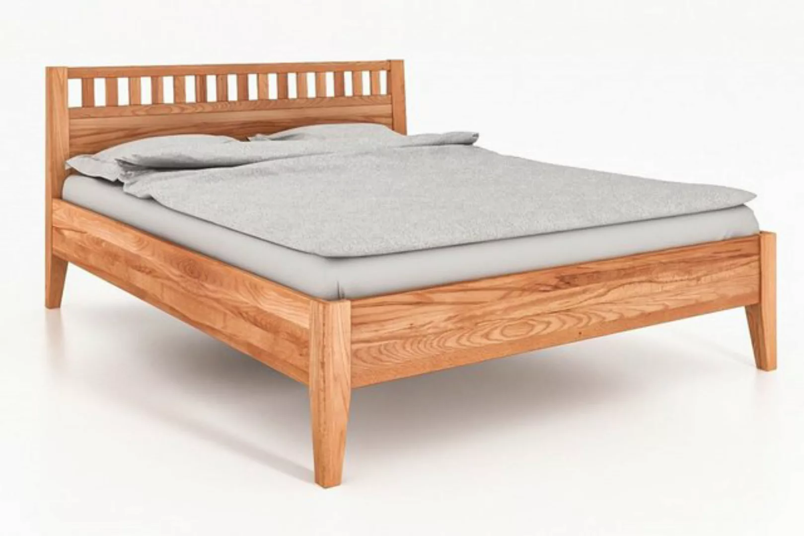 byoak Bett ODYS 180 x 190 aus Massivholz, mit Holzkopfteil, Naturgeölt günstig online kaufen