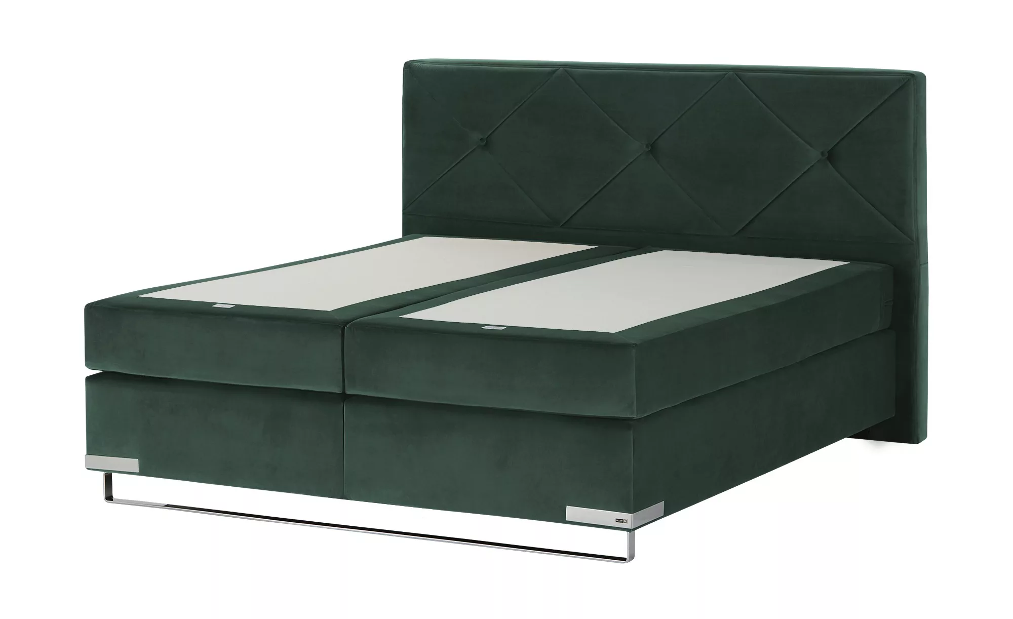 Gallery M Boxspringbett Standardversion Dubai ¦ grün ¦ Maße (cm): B: 217 H: günstig online kaufen