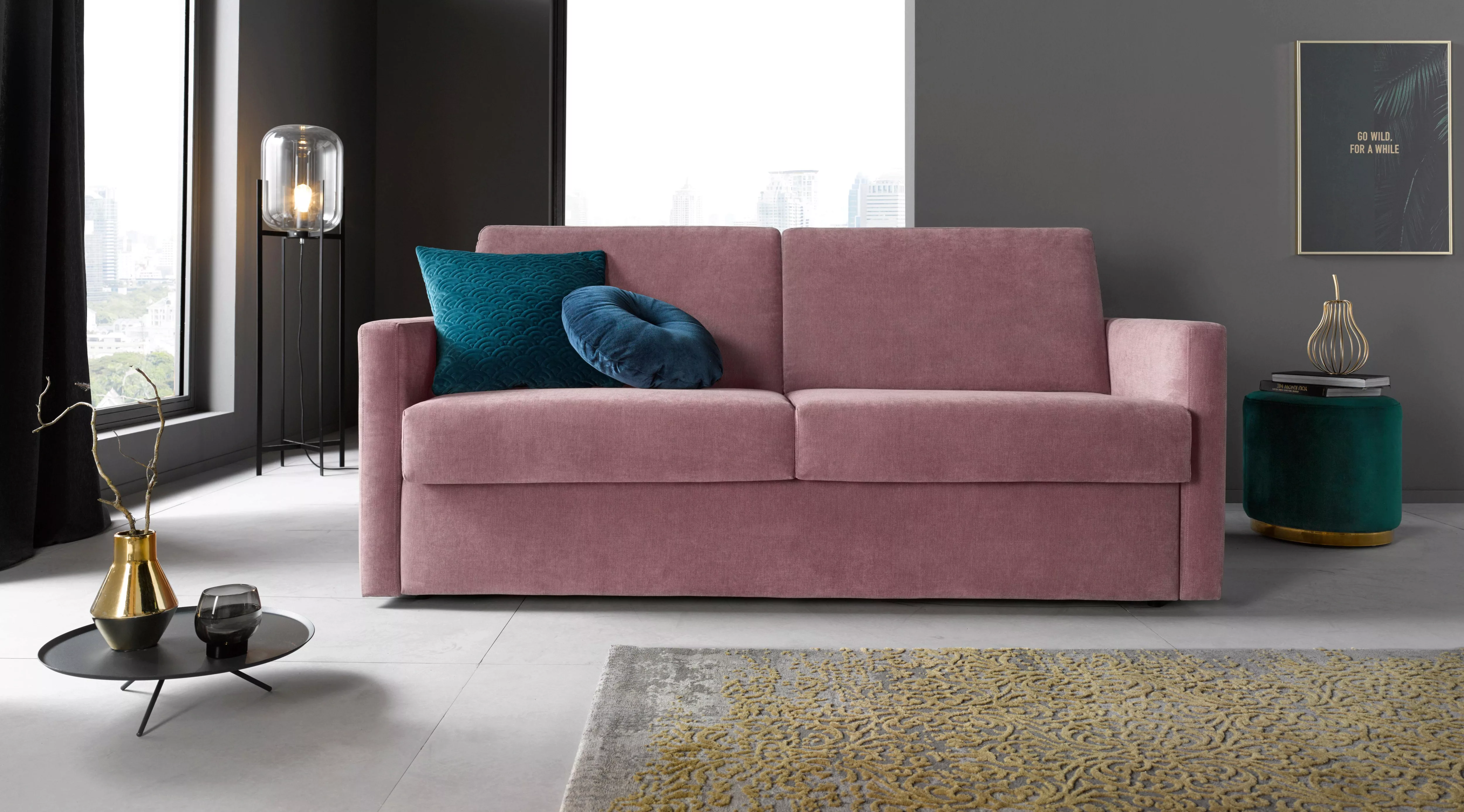 Places of Style Schlafsofa »GOLDPOINT 182cm, Dauerschläfer, Liegefläche 140 günstig online kaufen