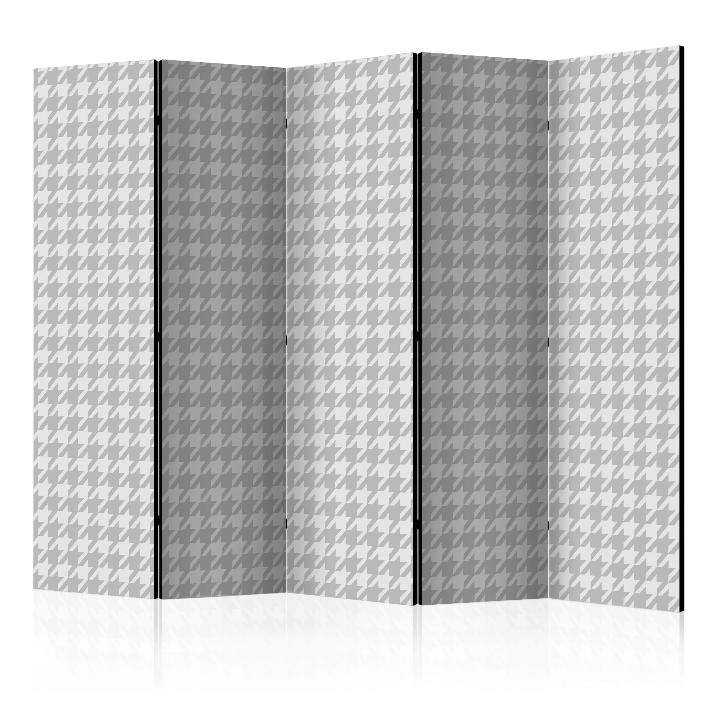 5-teiliges Paravent -  Dogtooth Check Ii [room Dividers] günstig online kaufen