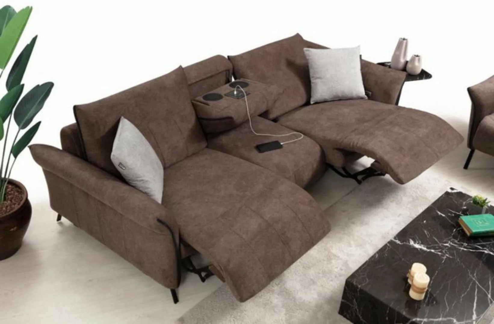 JVmoebel 4-Sitzer Luxus Sofa Couch Wohnzimmer Viersitzer Polstersofa Modern günstig online kaufen